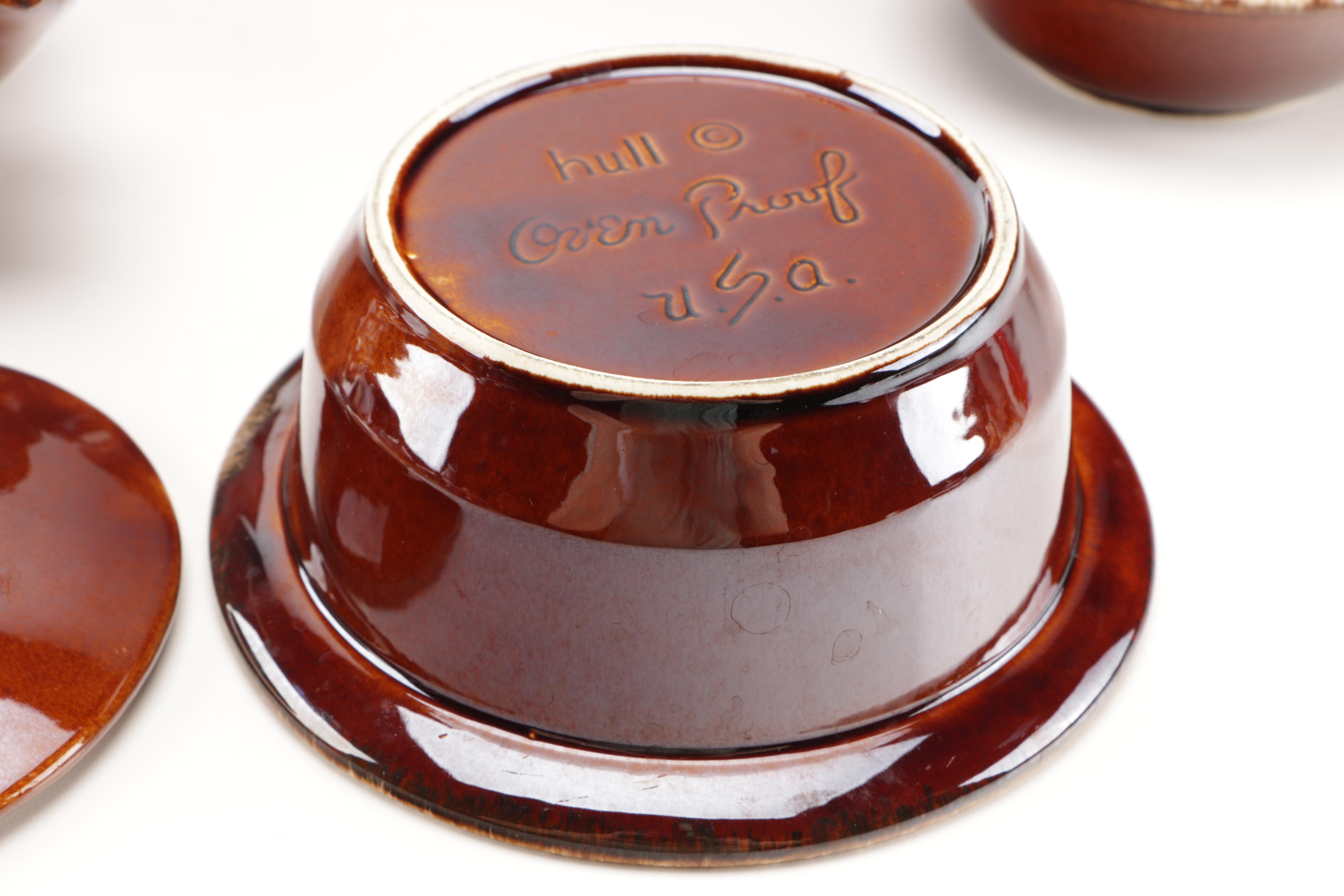 Large Collection of Hull and Monmouth Pottery Tableware