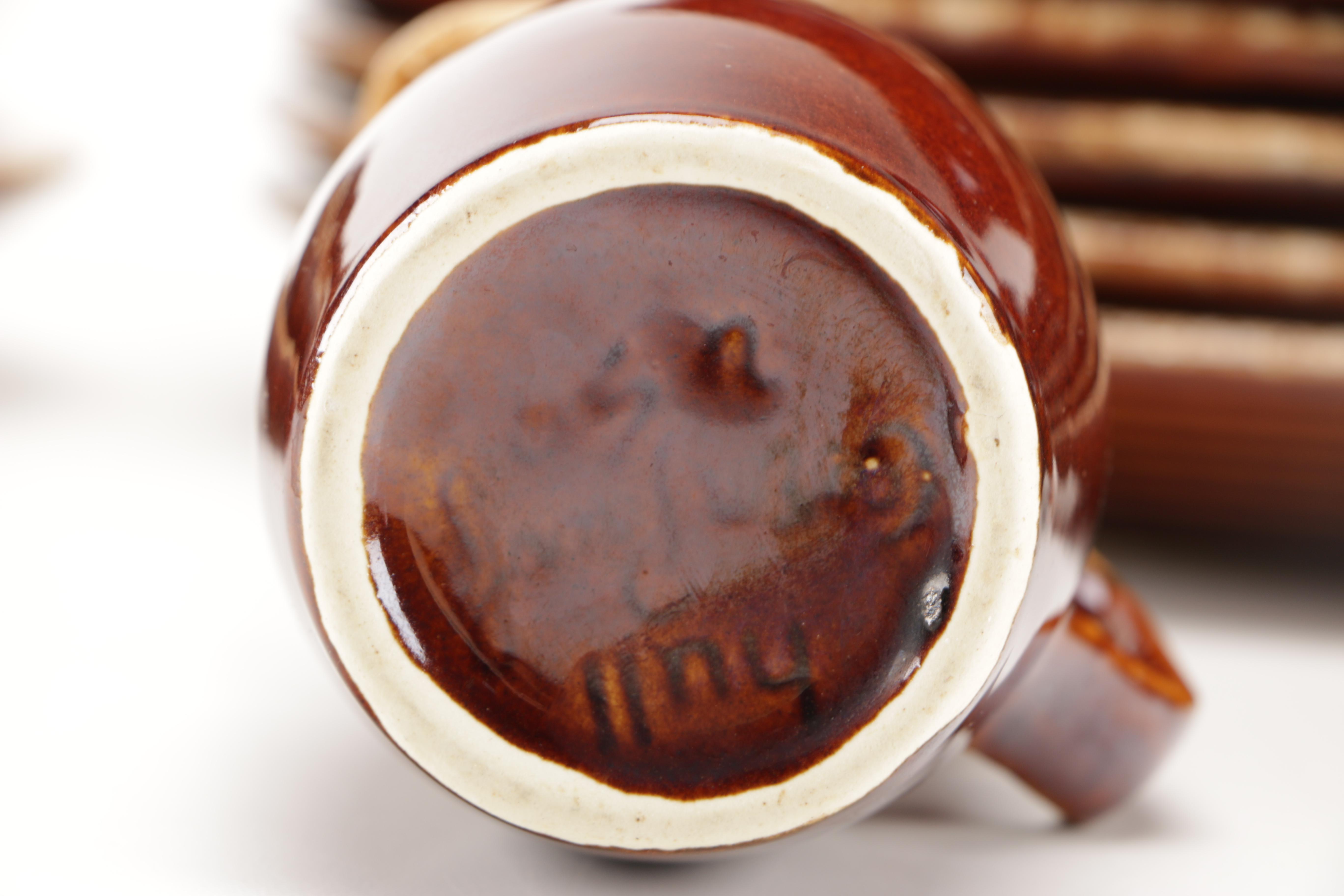 Large Collection of Hull and Monmouth Pottery Tableware