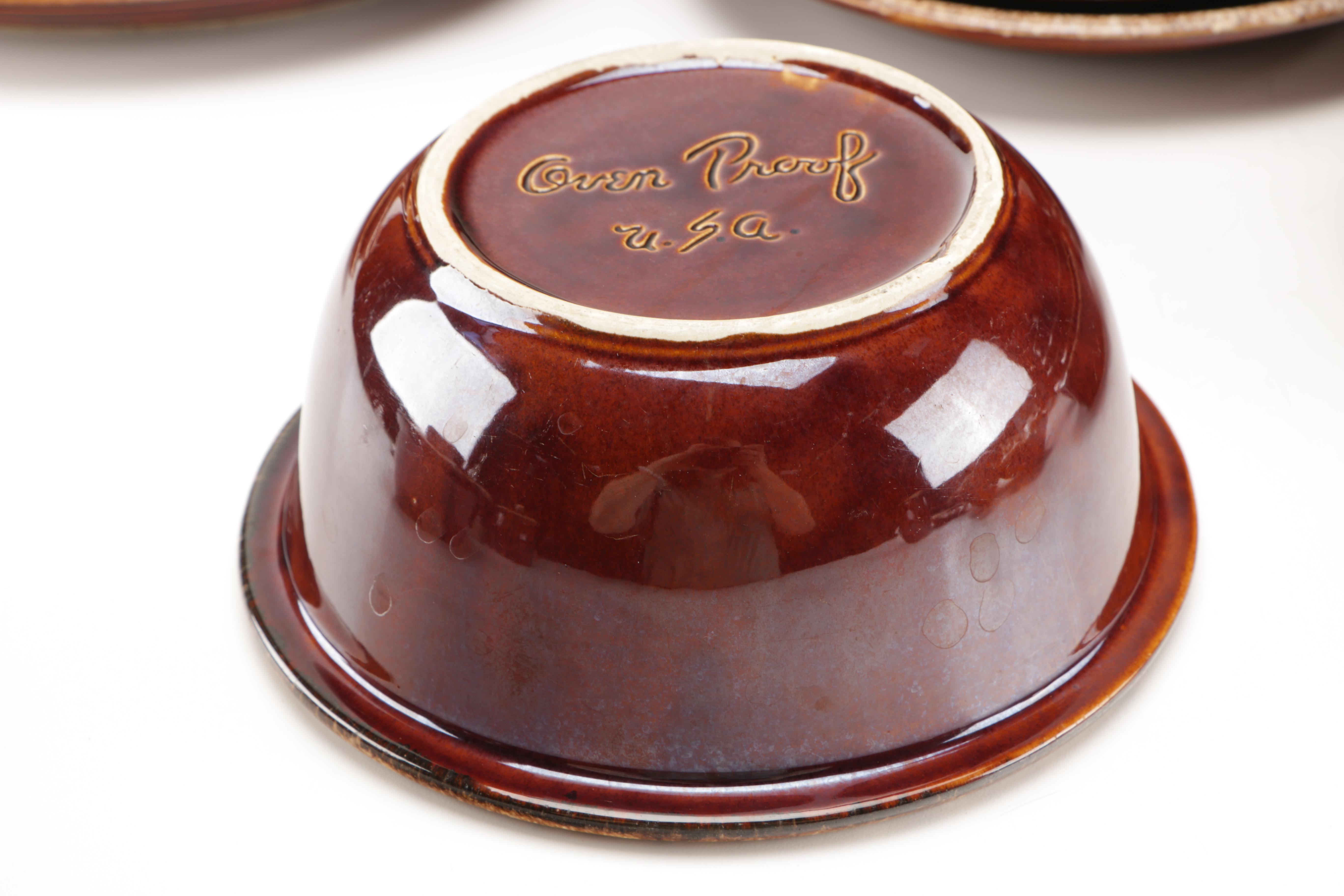 Large Collection of Hull and Monmouth Pottery Tableware