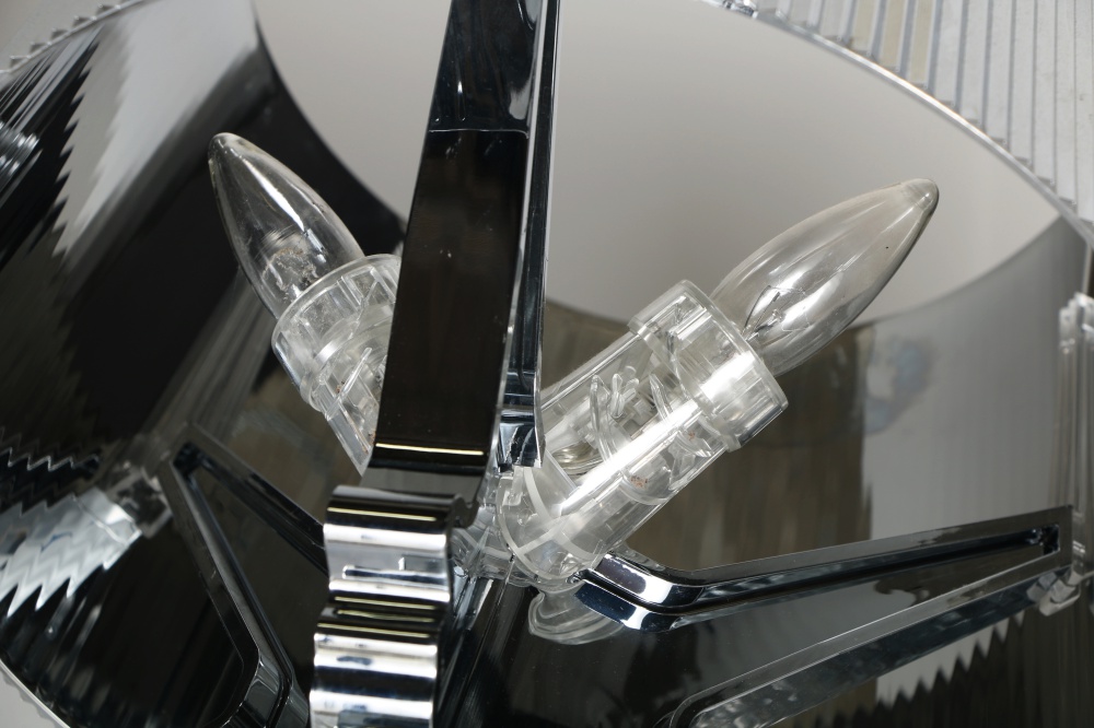 "Bourgie" Chrome Table Lamp by Kartell