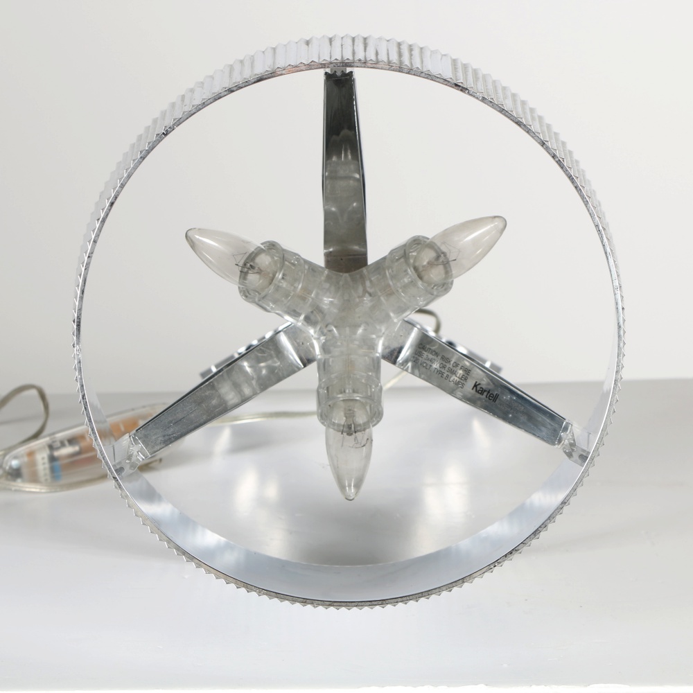 "Bourgie" Chrome Table Lamp by Kartell