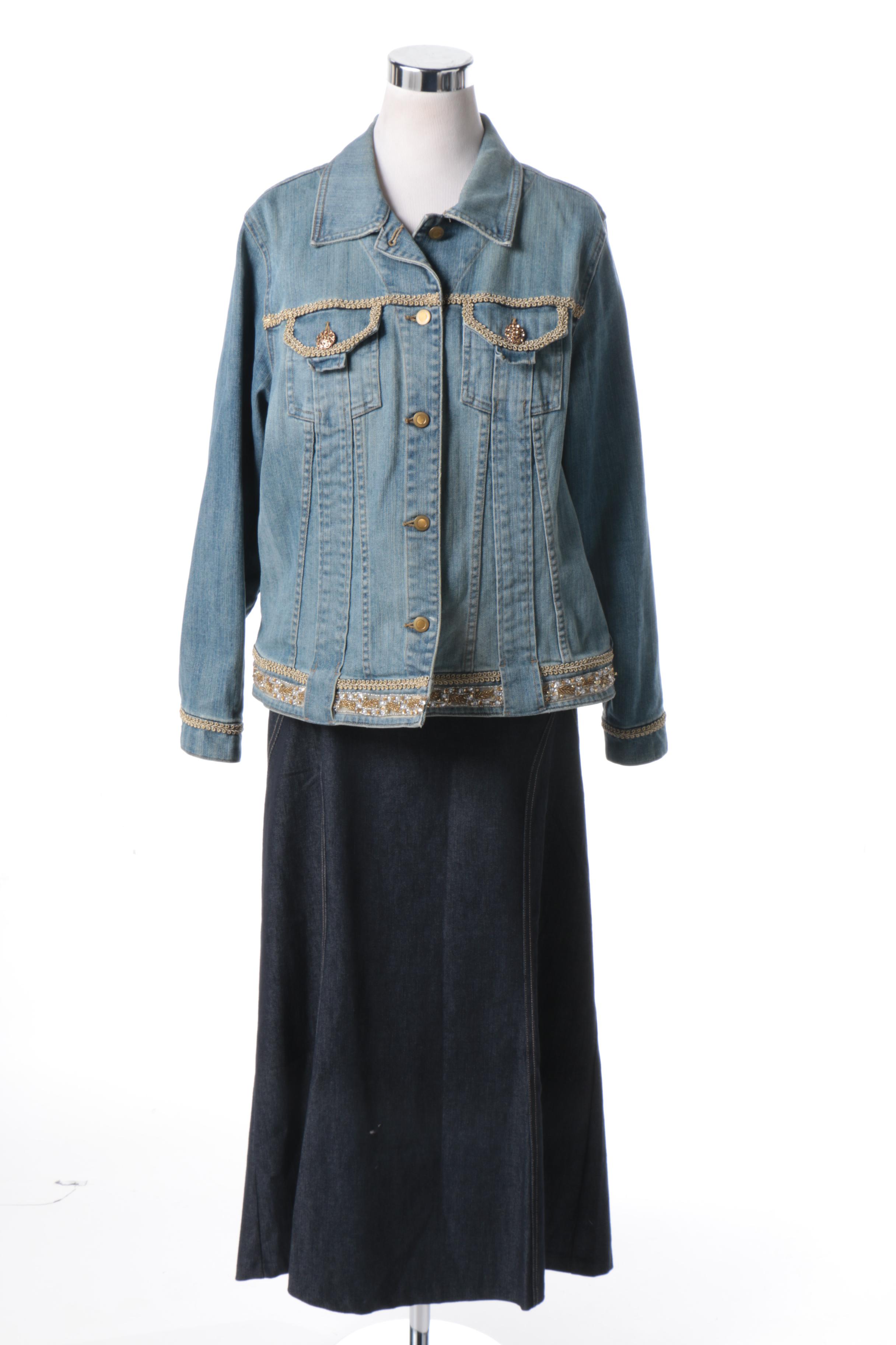 Women's Denim Clothing Items