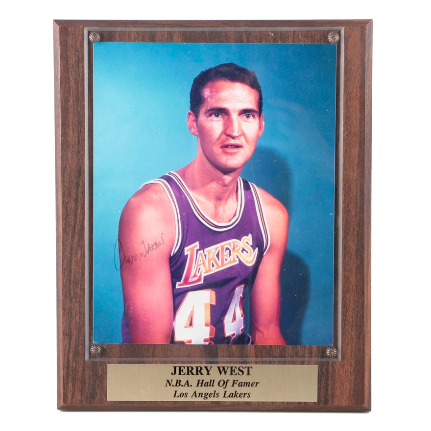 Jerry West Signed Photograph