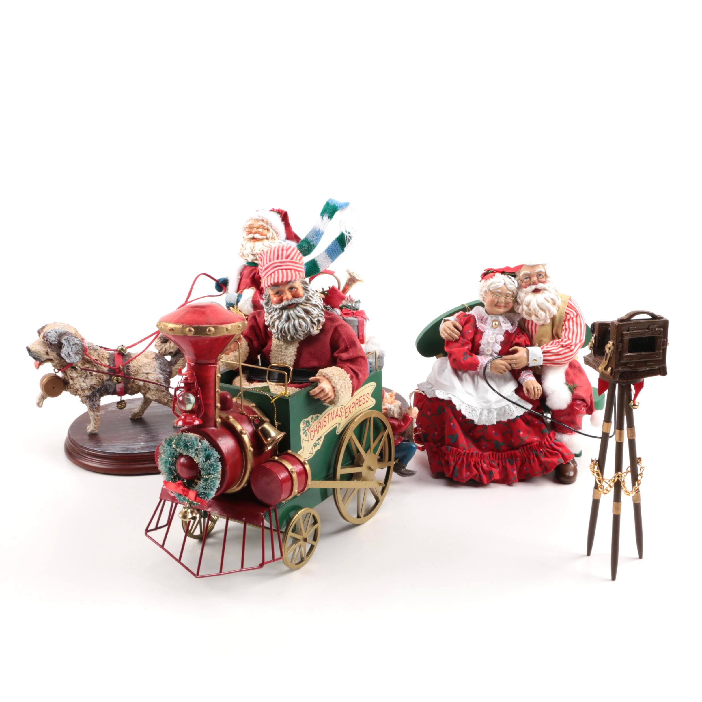 Assortment of Santa Figurines