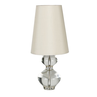 Jonathan Adler Claridge Lantern Table Lamp With Silk Shade Jonathan Adler Claridge Lantern Table Lamp With Silk Shade
