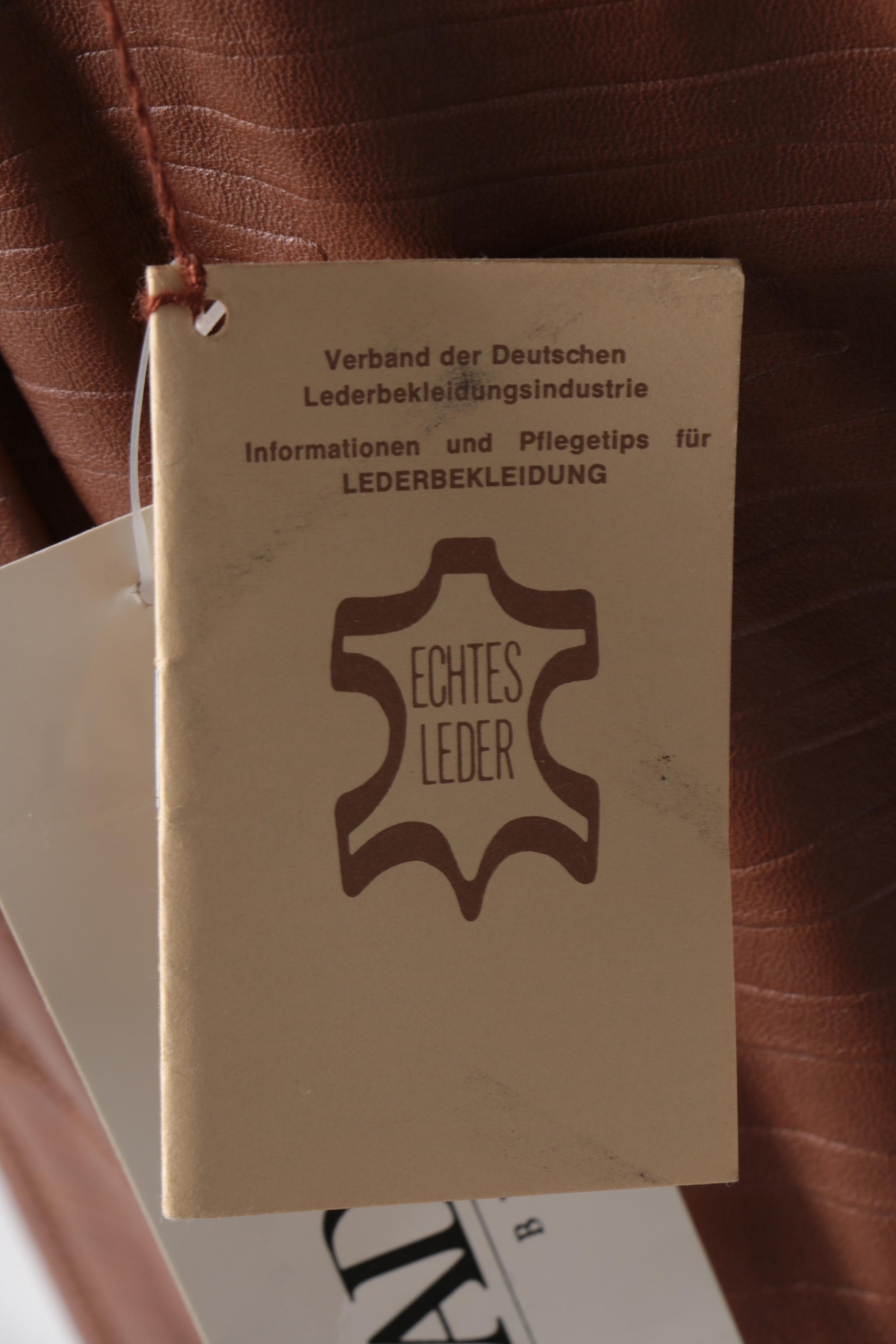 Escada Leather Skirt