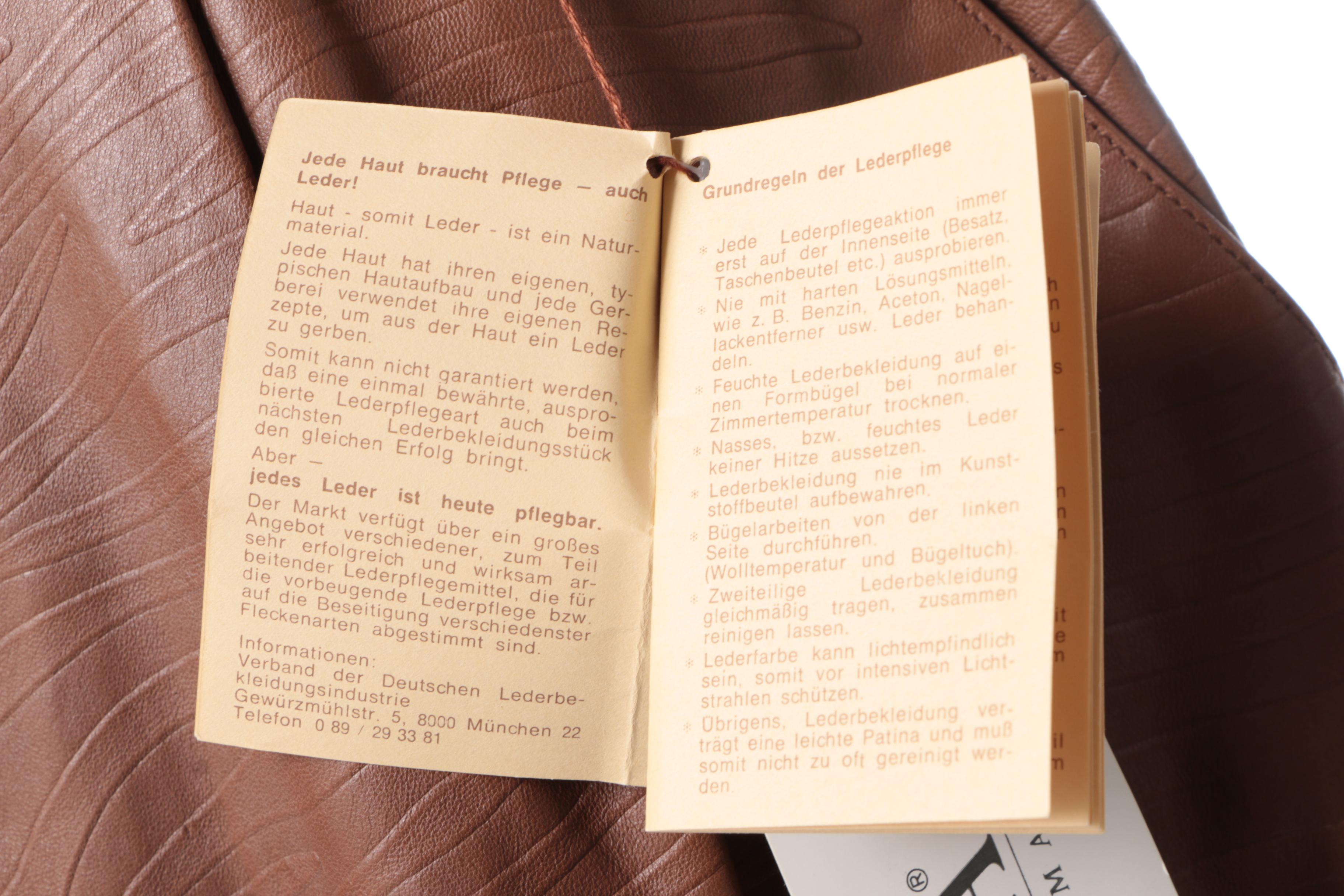 Escada Leather Skirt