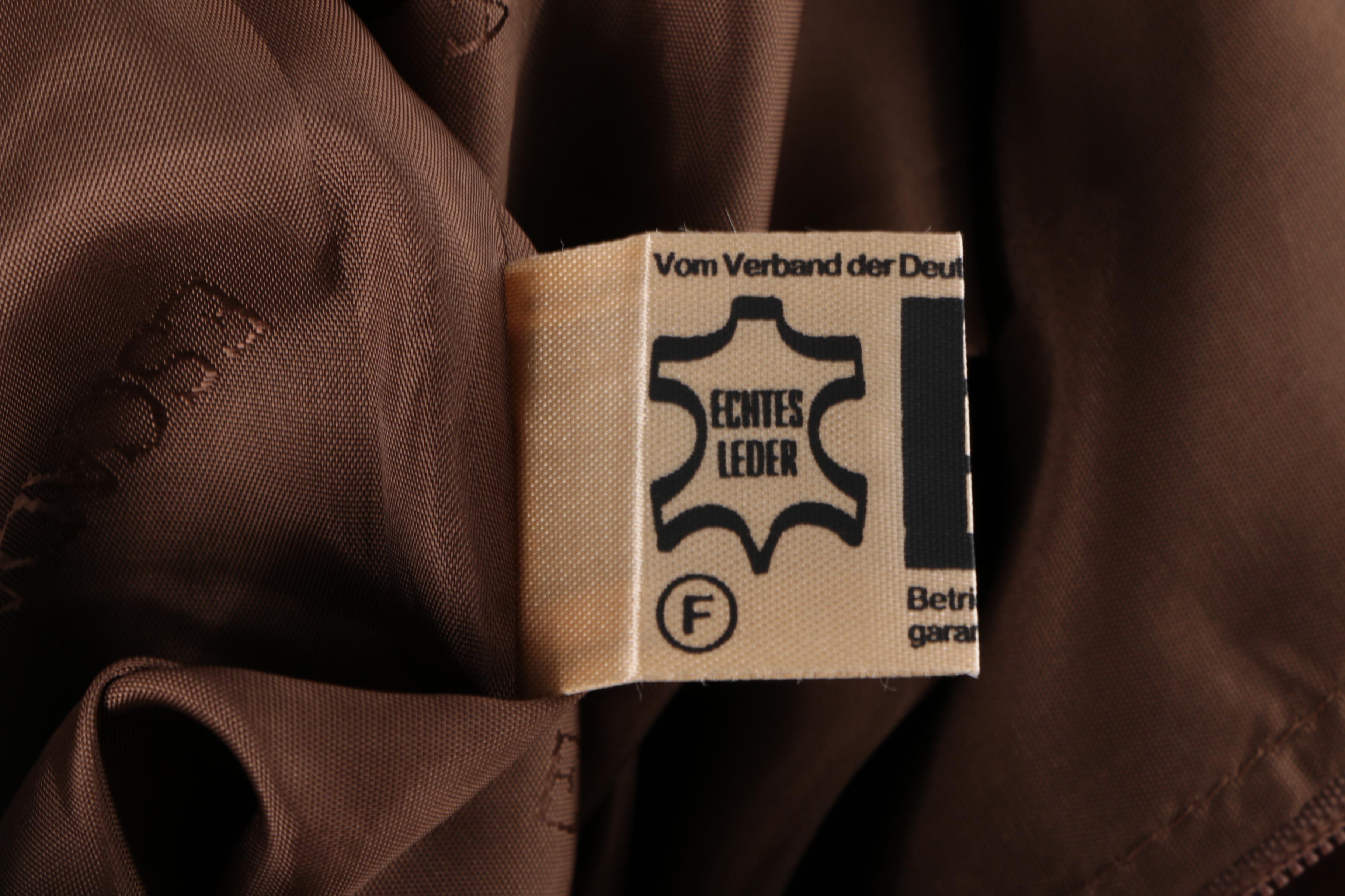 Escada Leather Skirt