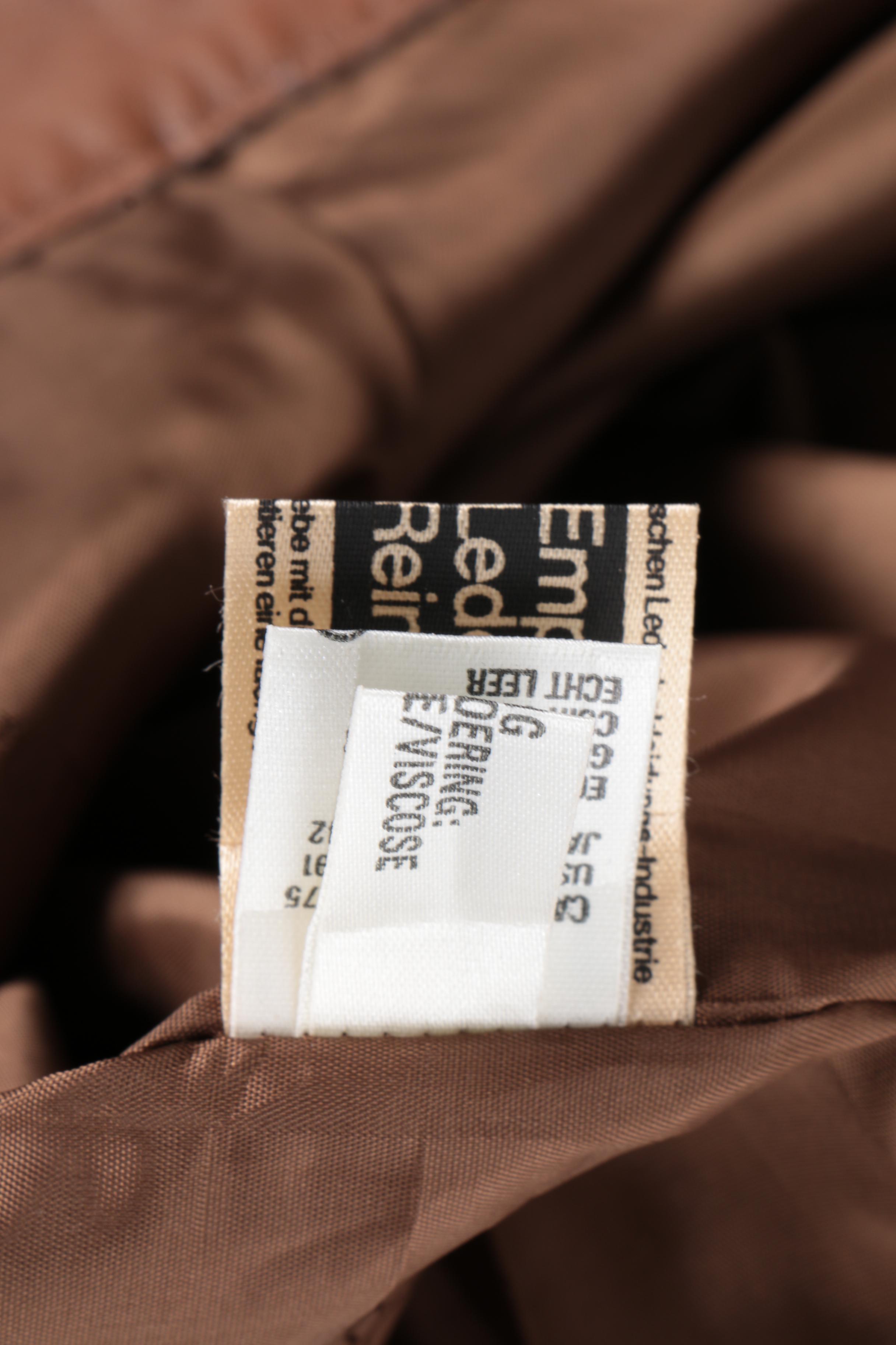 Escada Leather Skirt