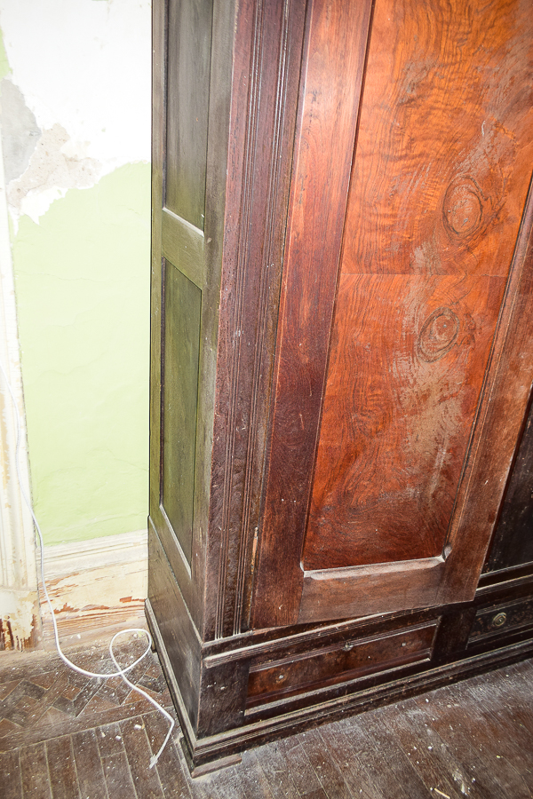 Antique Eastlake Style Mahogany Armoire