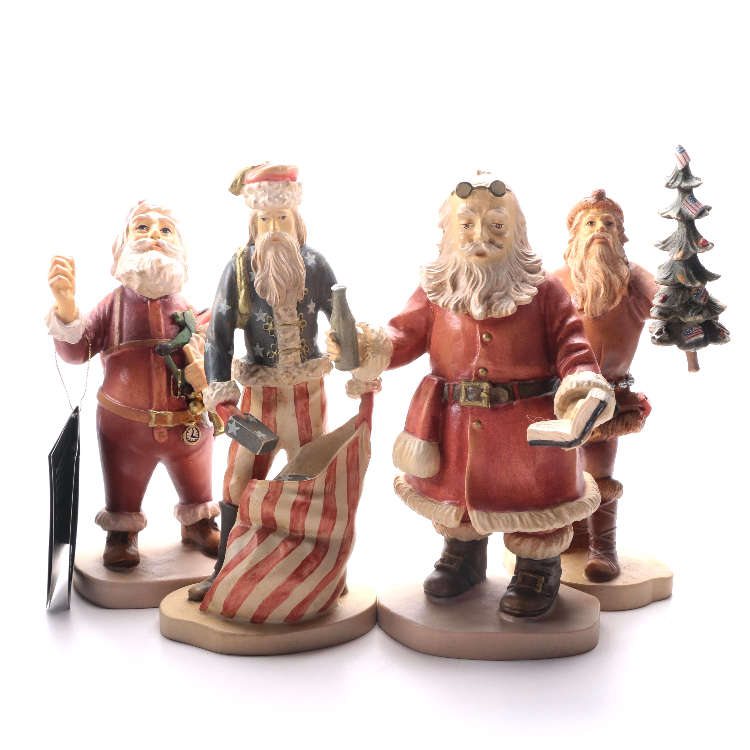 Dolfi "History of Santa" Handcrafted Figurines