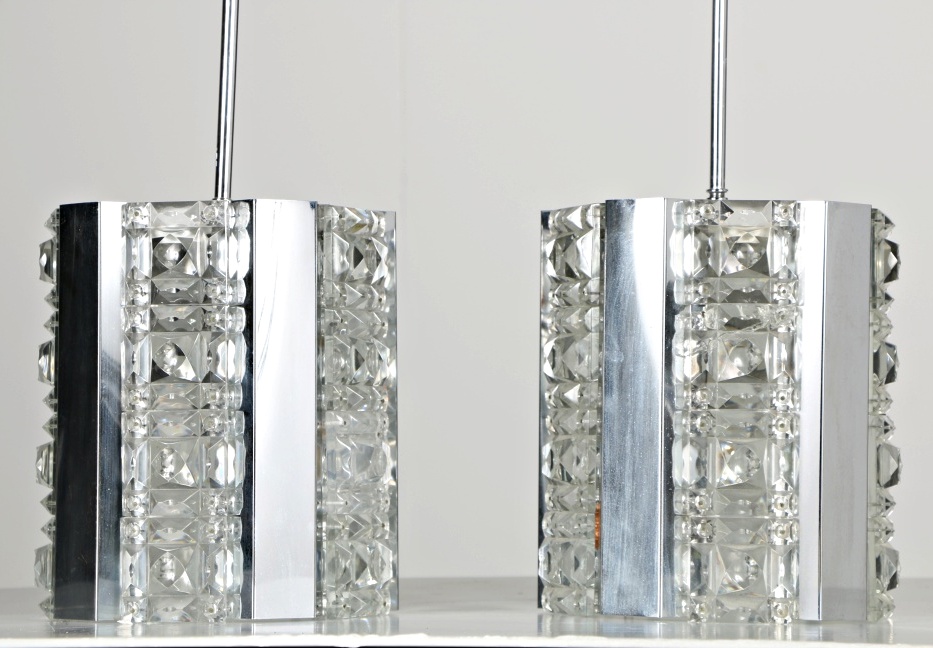 Pair of Hollywood Regency Style Chandeliers