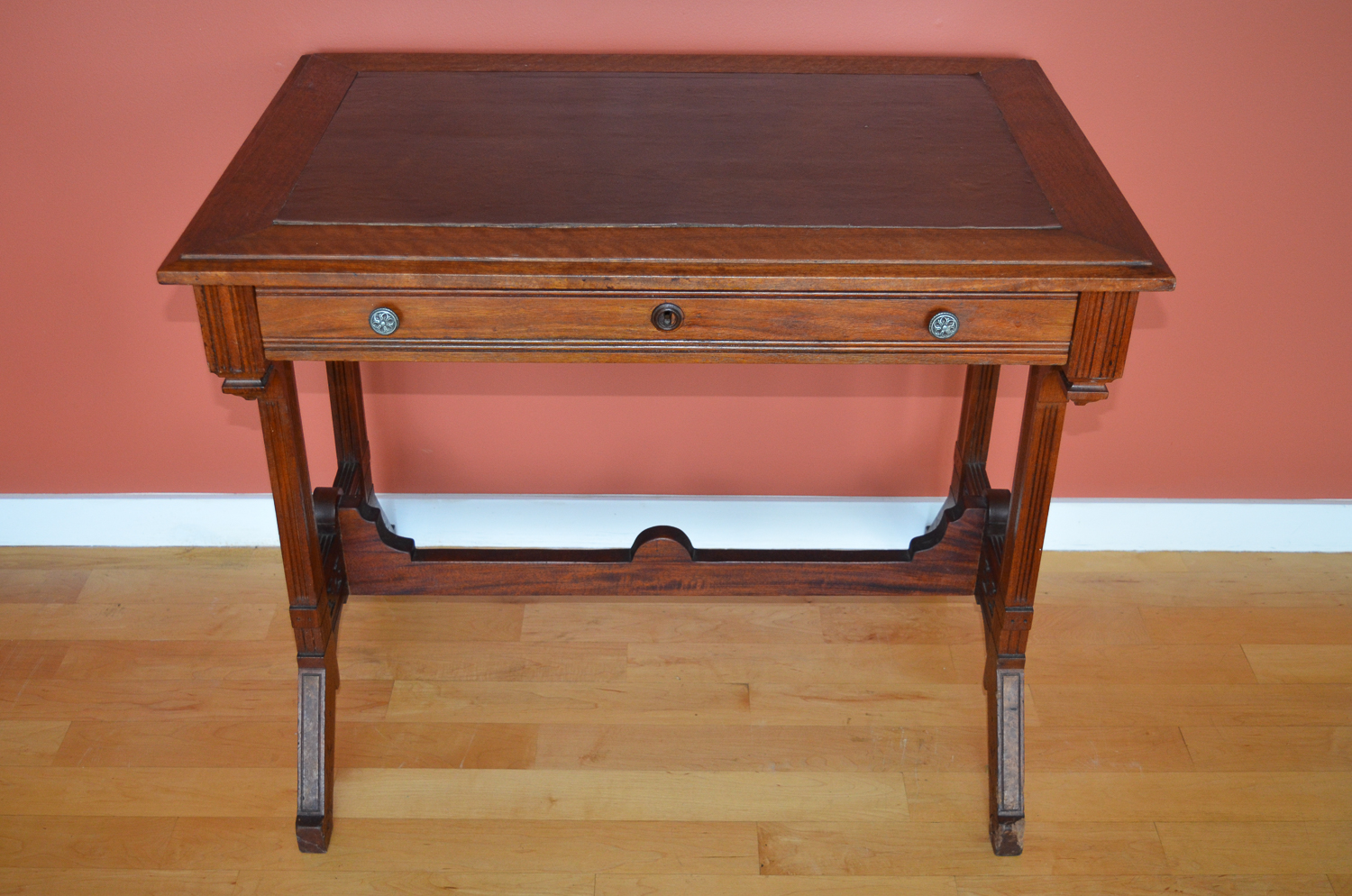 Vintage Eastlake Style Mahogany Writing Desk