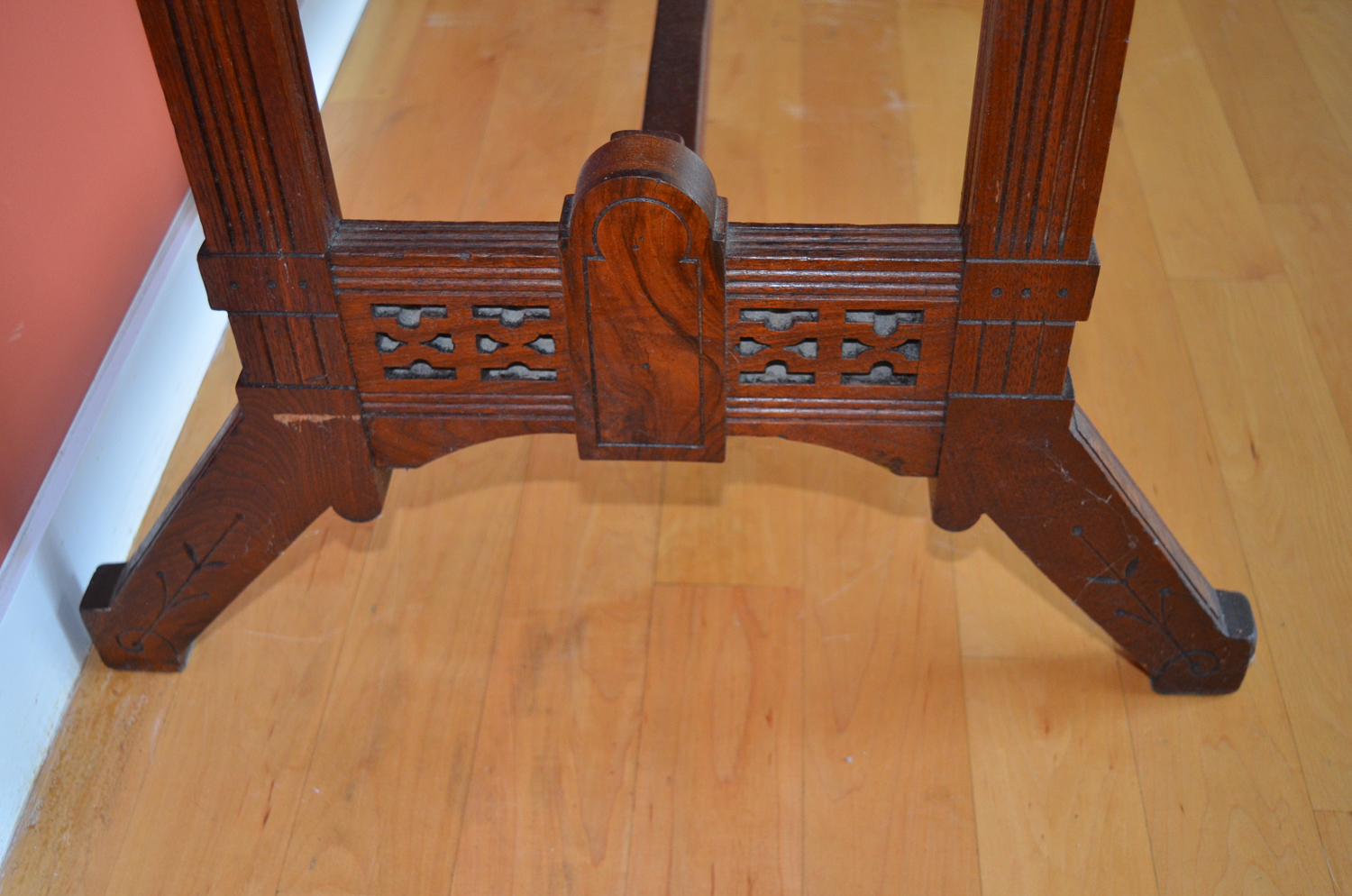 Vintage Eastlake Style Mahogany Writing Desk