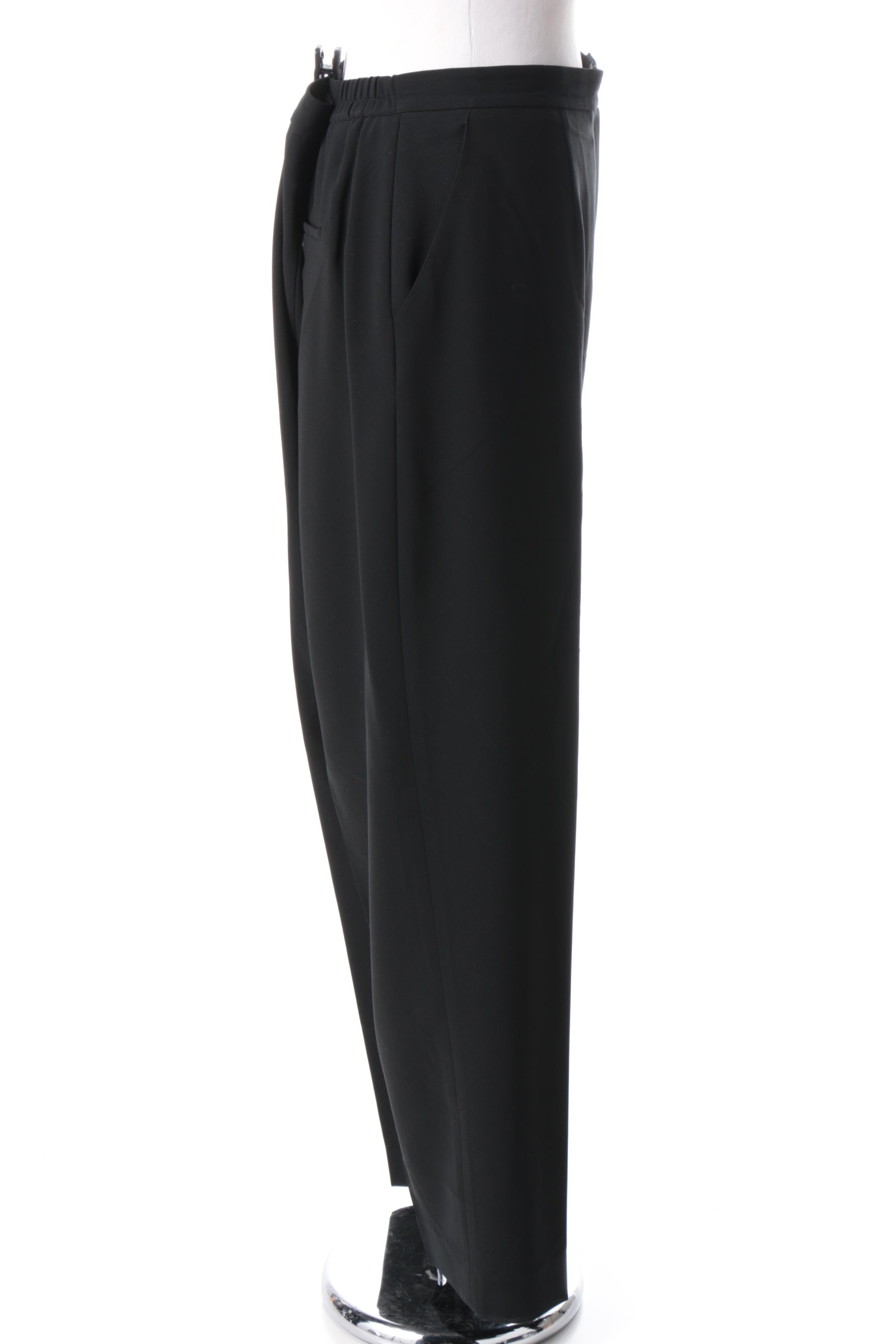 Nina Leonard Sweater With Faux Fur Collar and Jones New York Pants