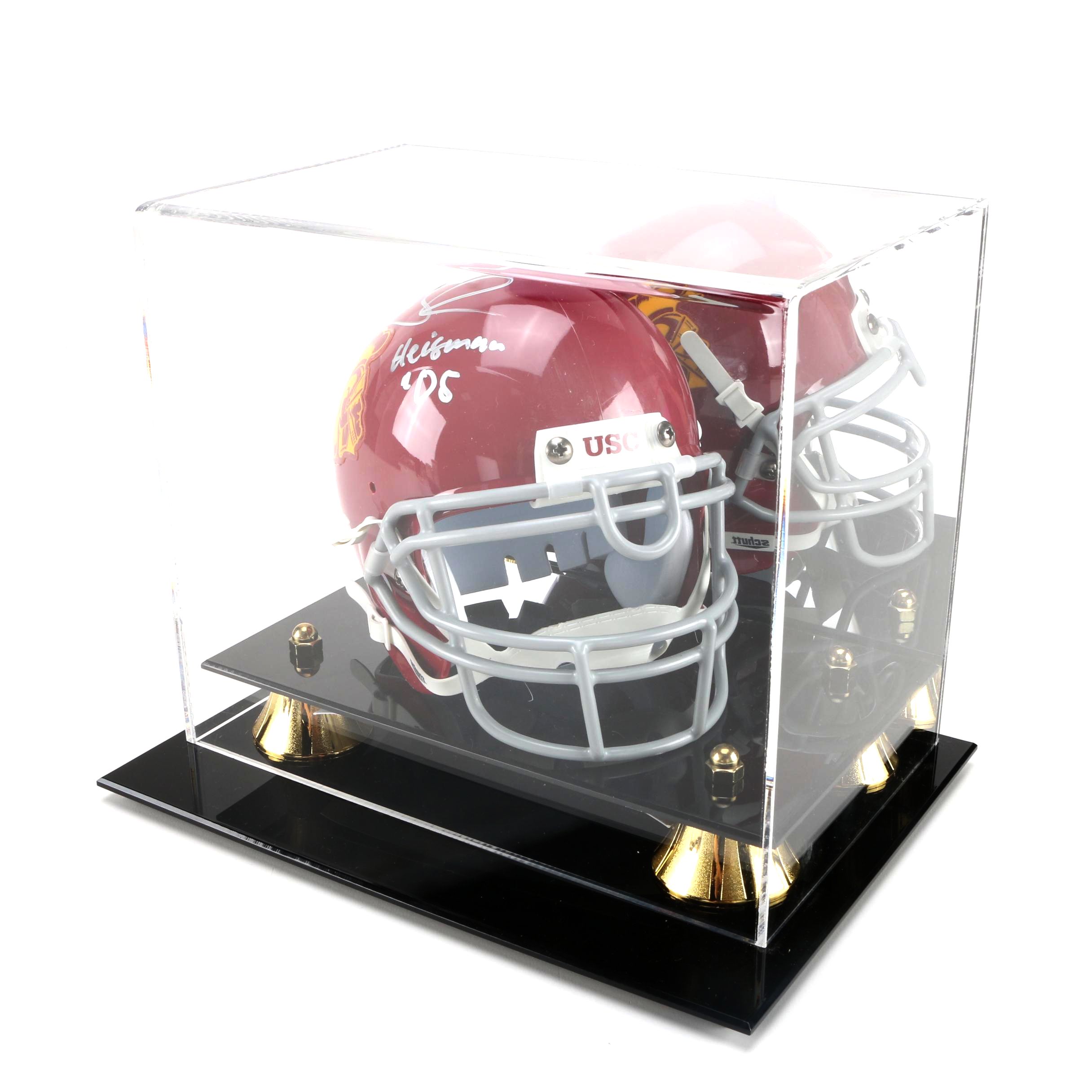 Signed Reggie Bush Miniature Helmet