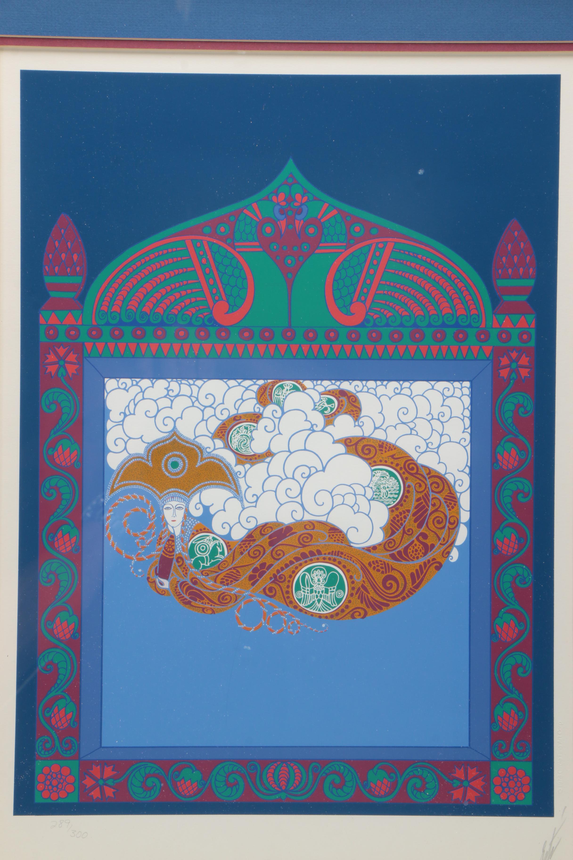 Romain "Erté" di Tirtoff Limited Edition Serigraph "Russian Fairy Tale"