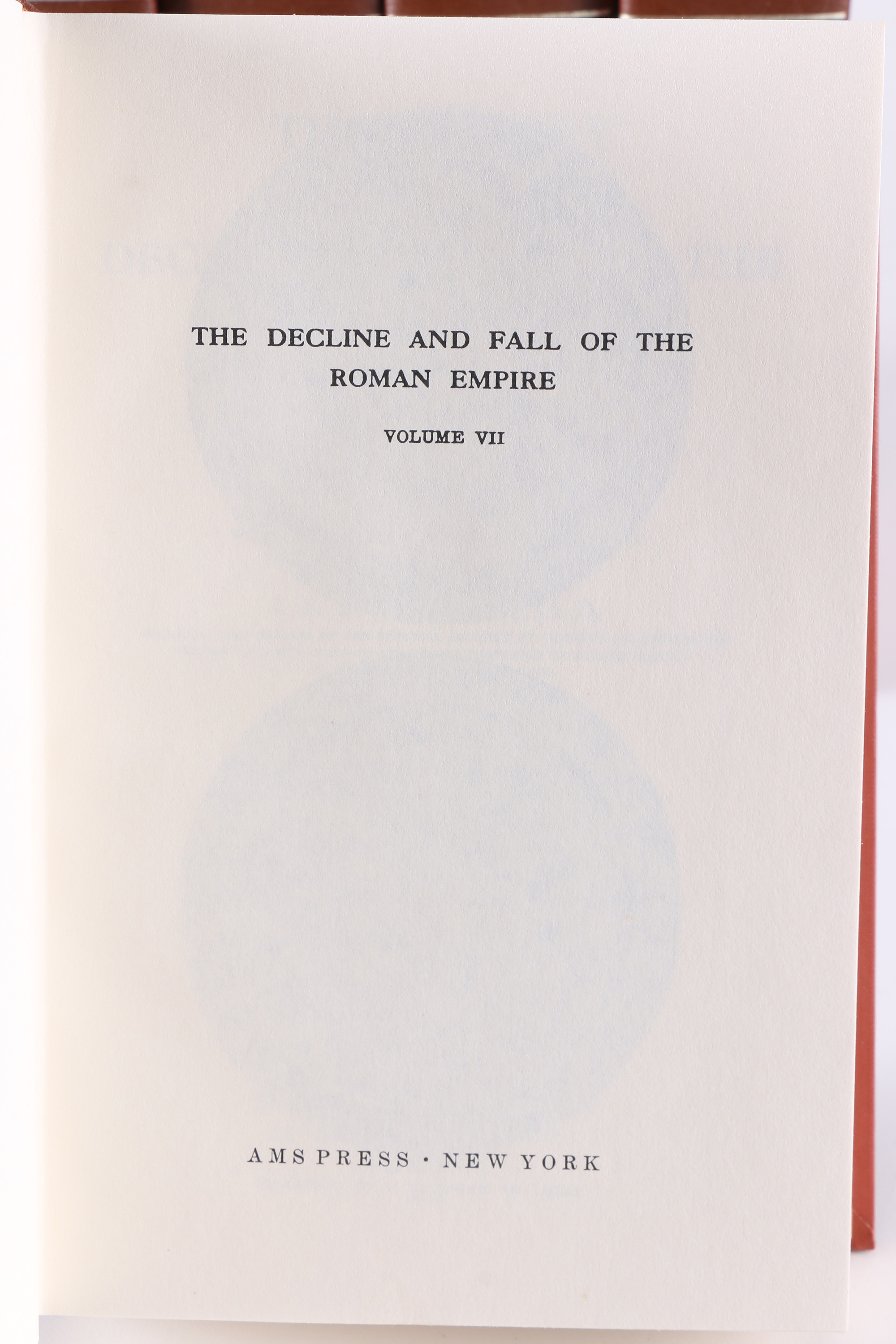 Complete Set of "The Decline and Fall of the Roman Empire" by Edward Gibbon