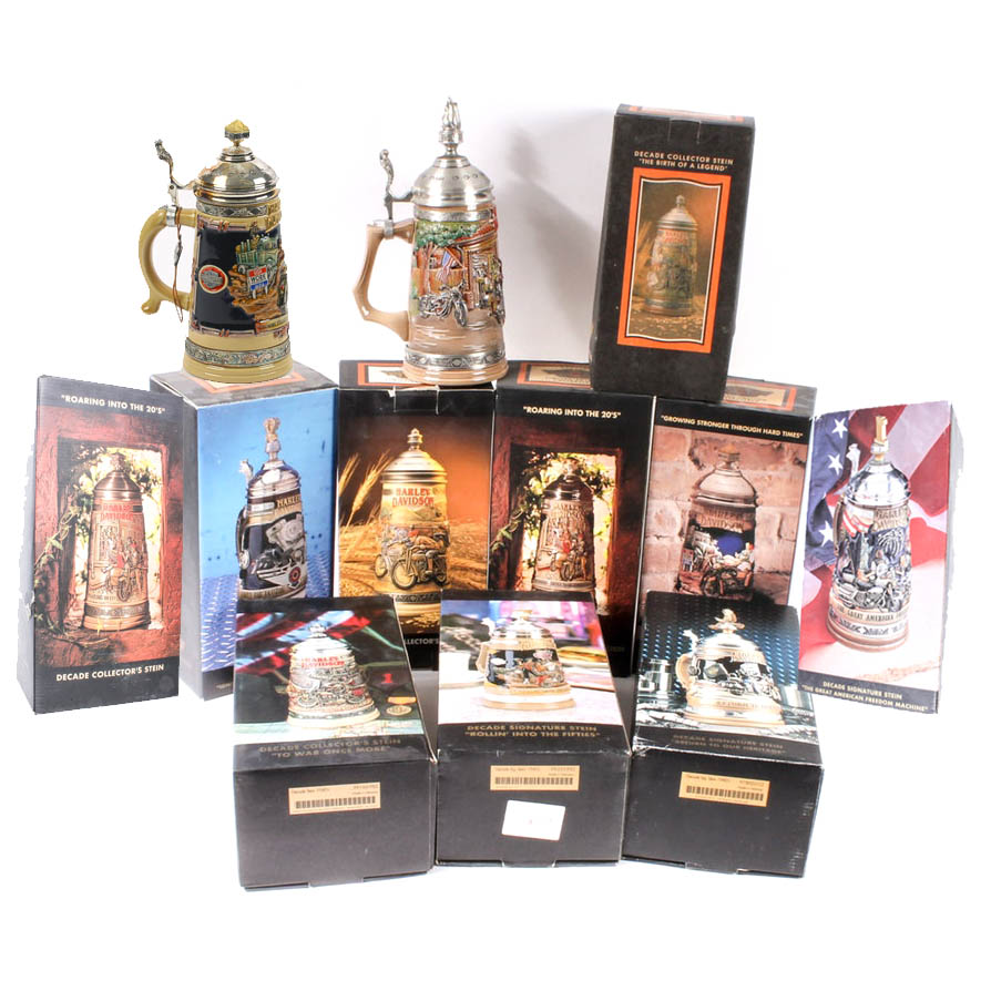 Harley-Davidson Decade Steins