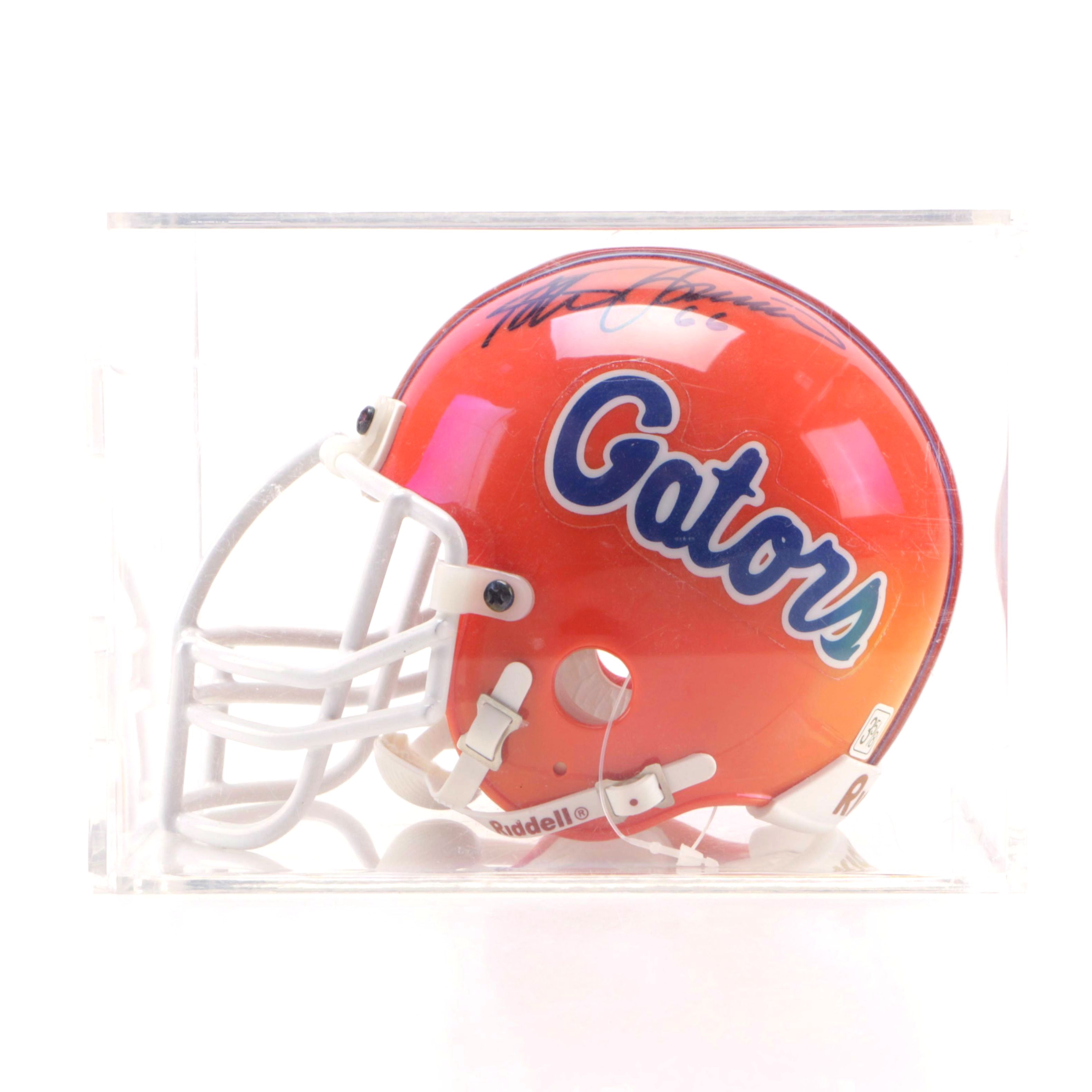 Steve Spurrier Signed Mini Helmet