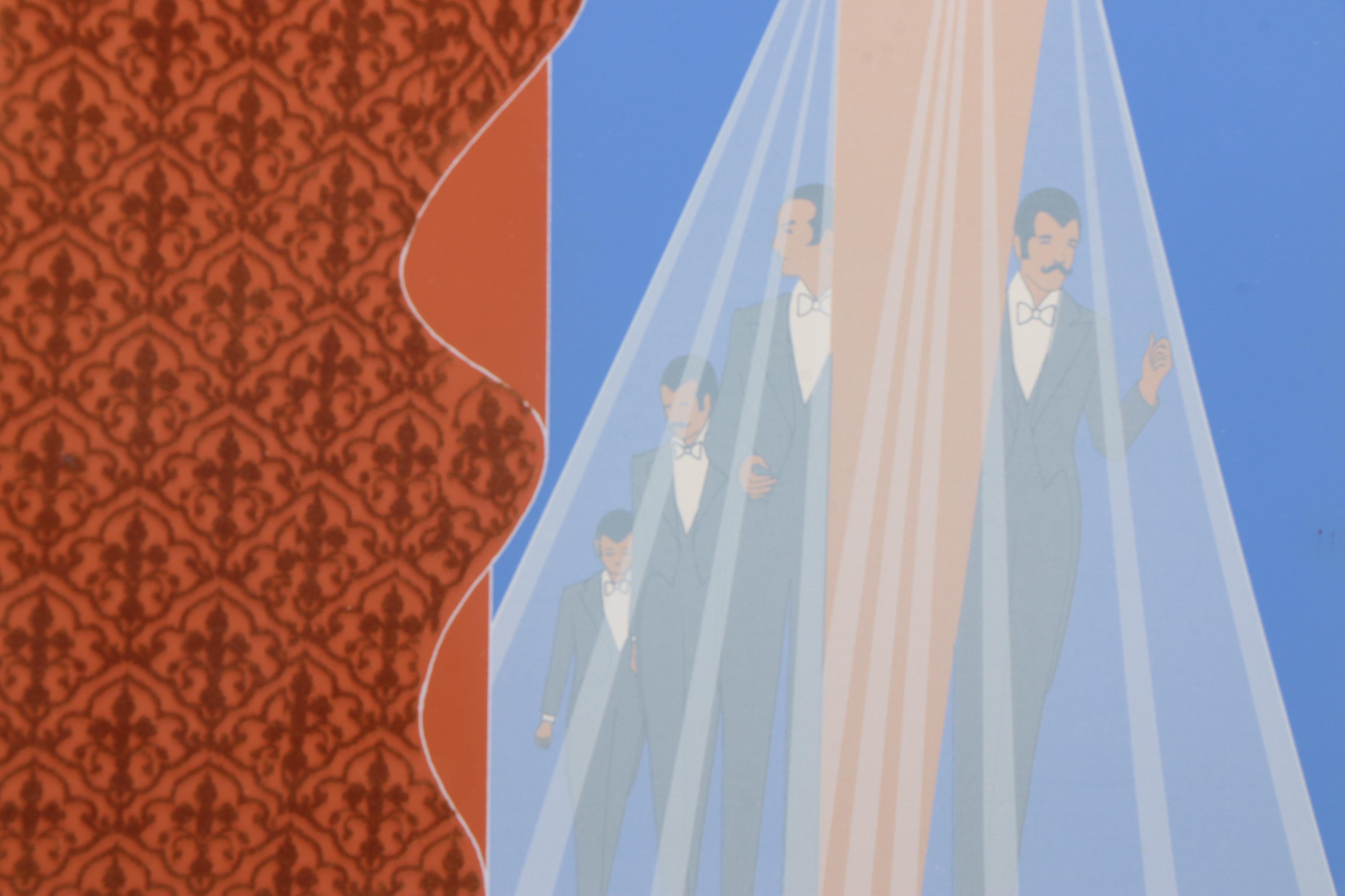 Erté Limited Edition Serigraph "The Curtain"
