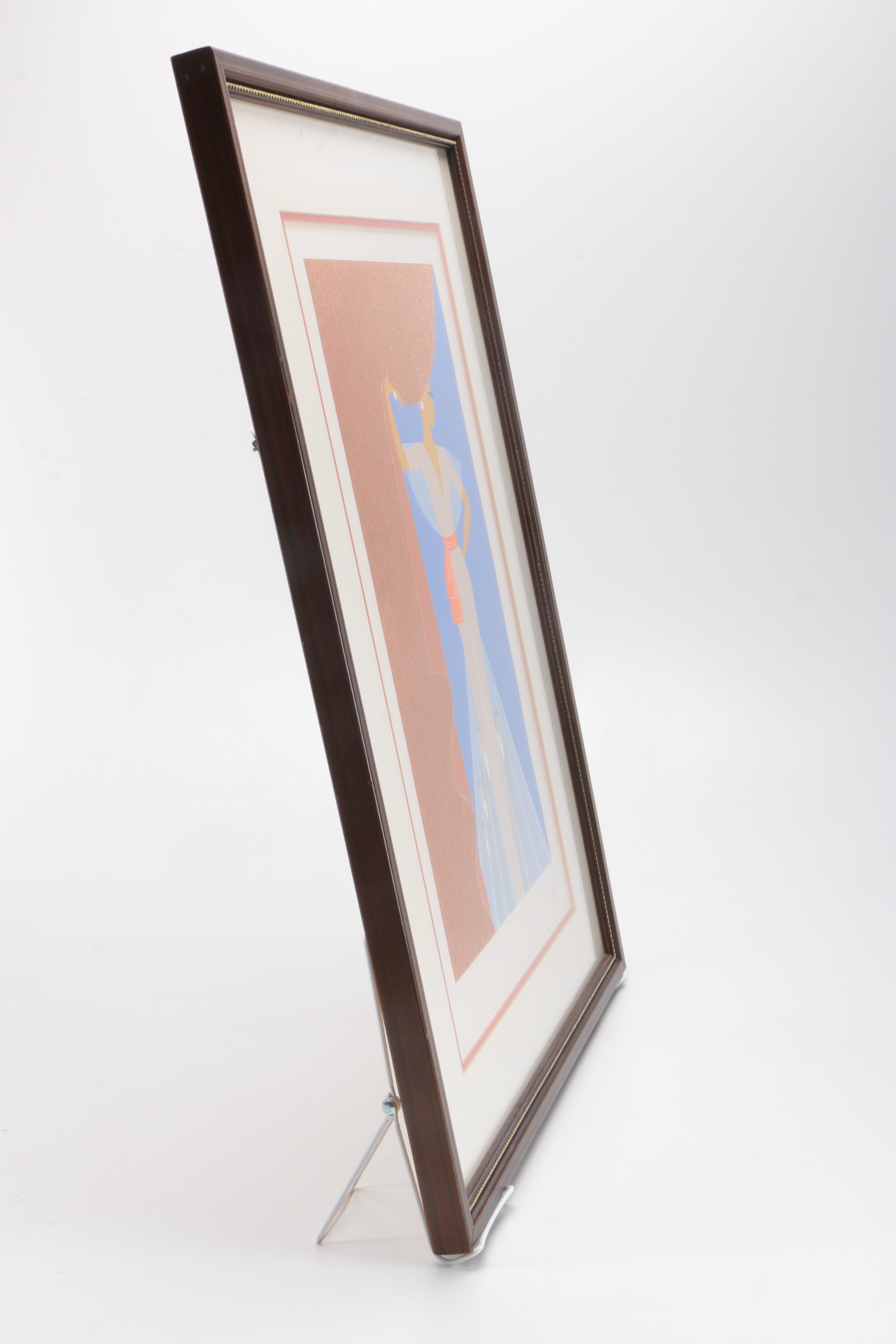 Erté Limited Edition Serigraph "The Curtain"