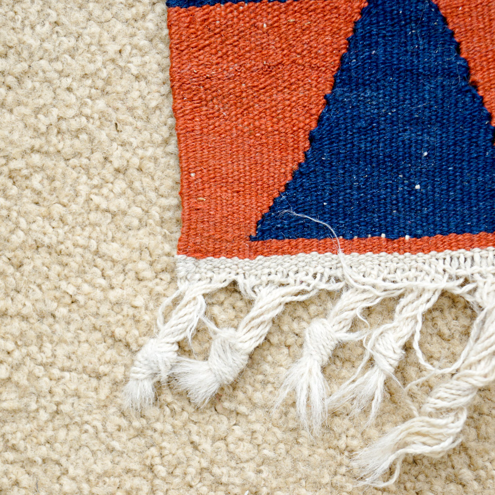 Bold Handwoven Kilim Area Rug
