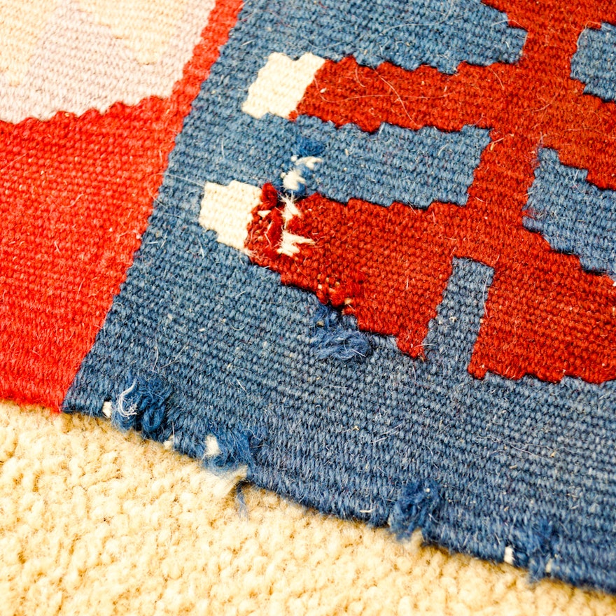 Small Handwoven Rug | EBTH