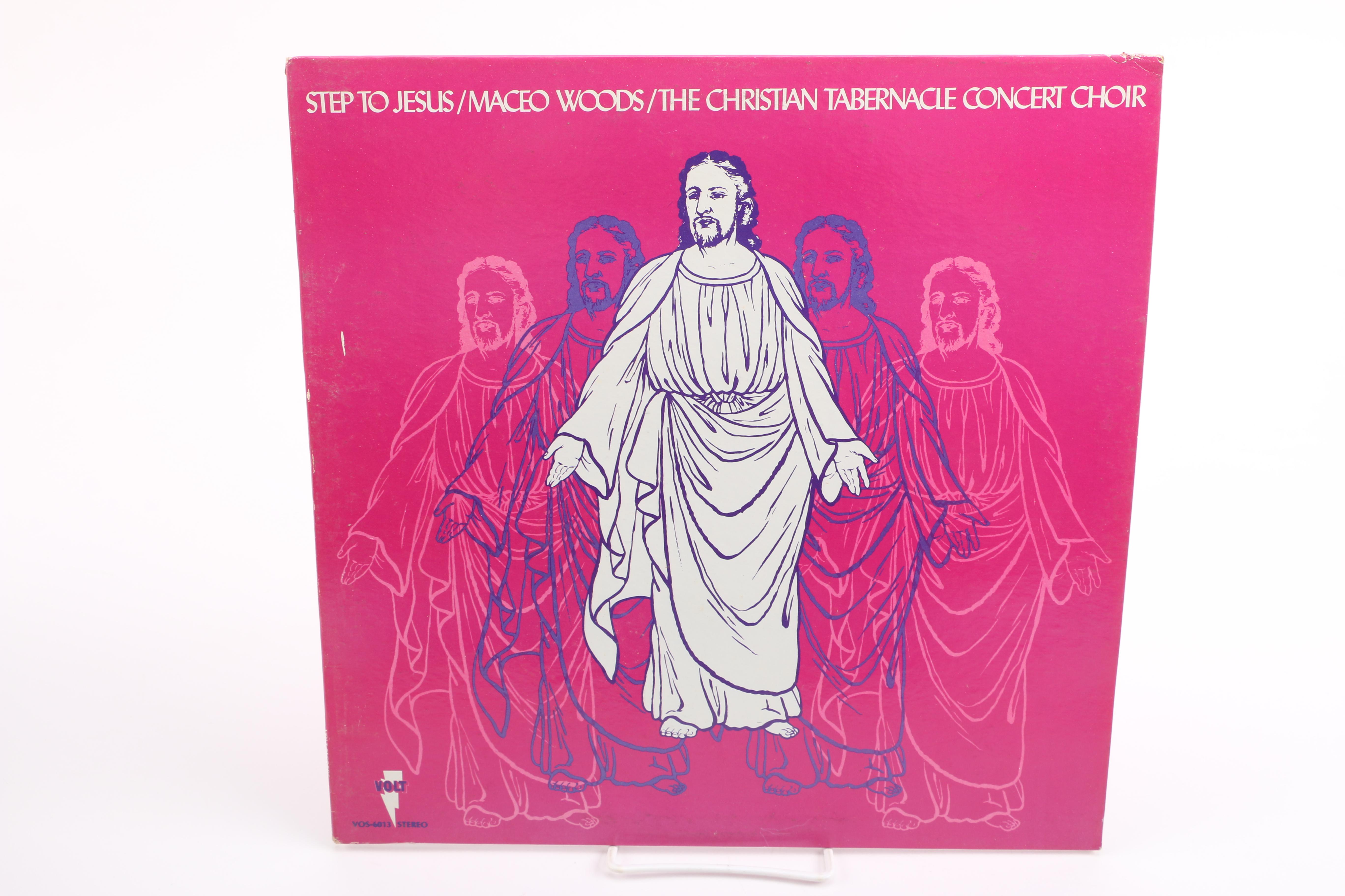 Vintage Gospel Records Including Maceo Woods and Lamb