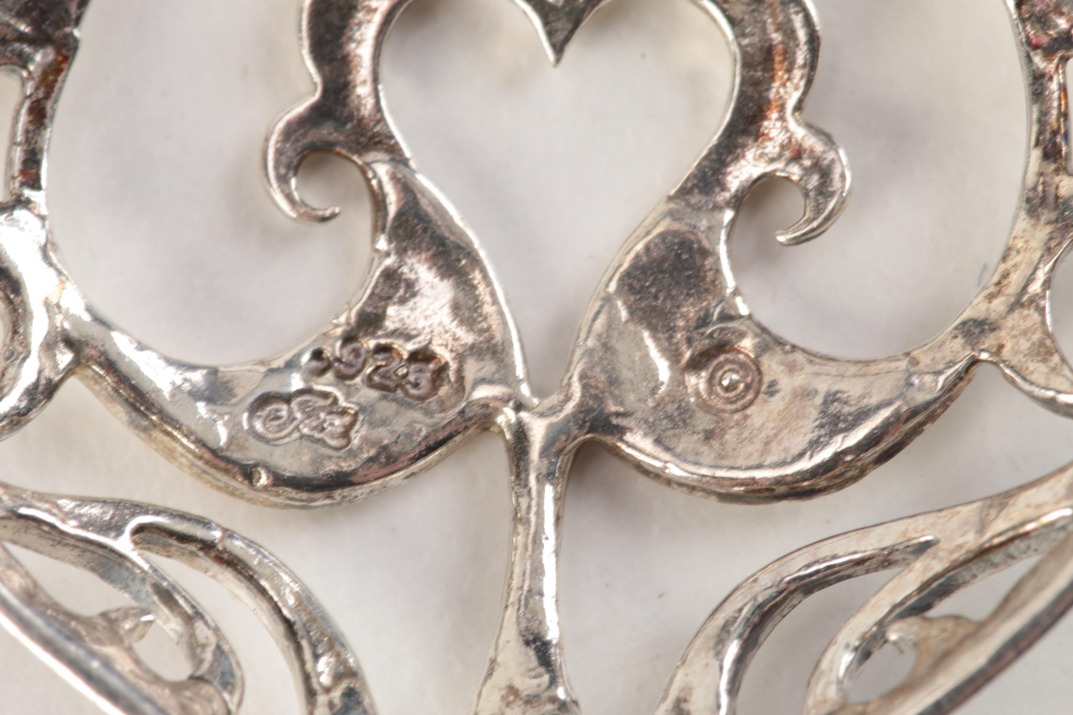 Sterling Silver Brooches Including Danecraft