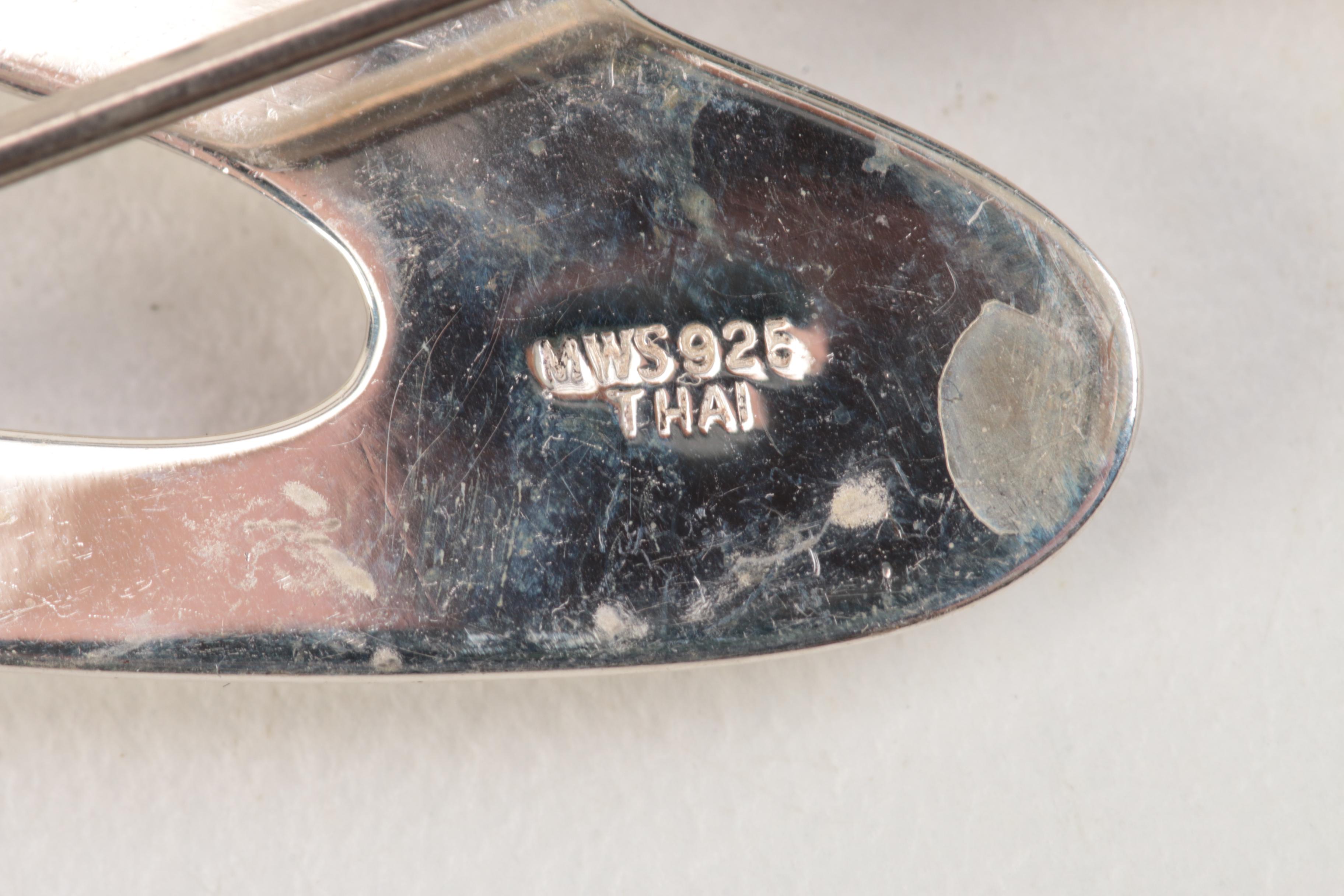 Sterling Silver Brooches Including Danecraft