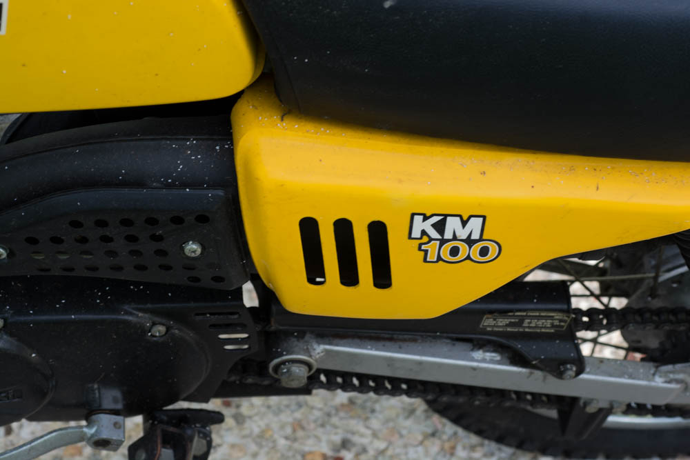 Kawasaki KM 100 Yellow Motorcycle