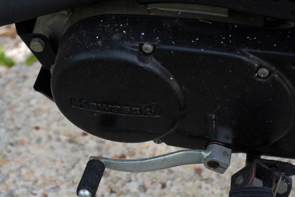 Kawasaki KM 100 Yellow Motorcycle