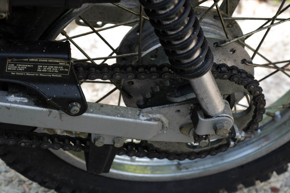 Kawasaki KM 100 Yellow Motorcycle