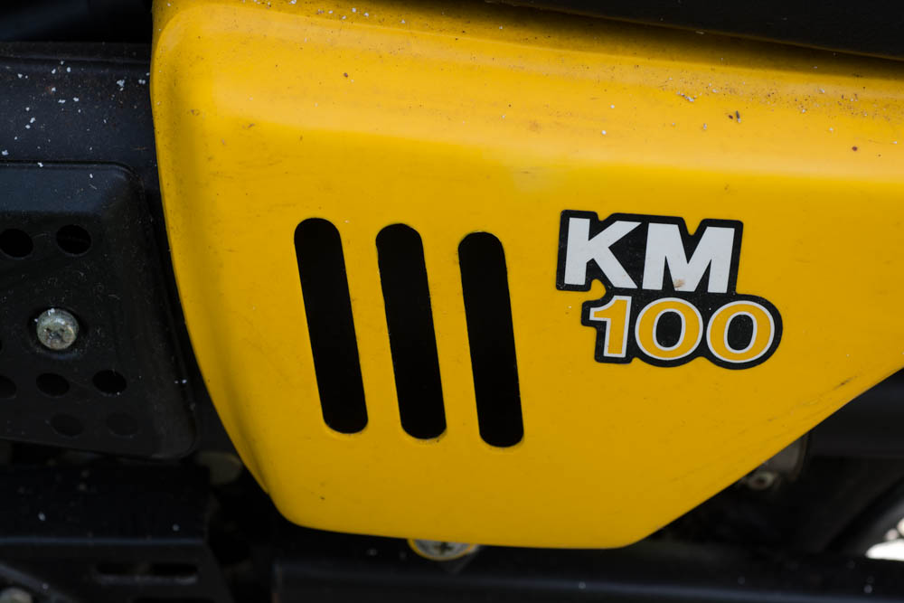 Kawasaki KM 100 Yellow Motorcycle