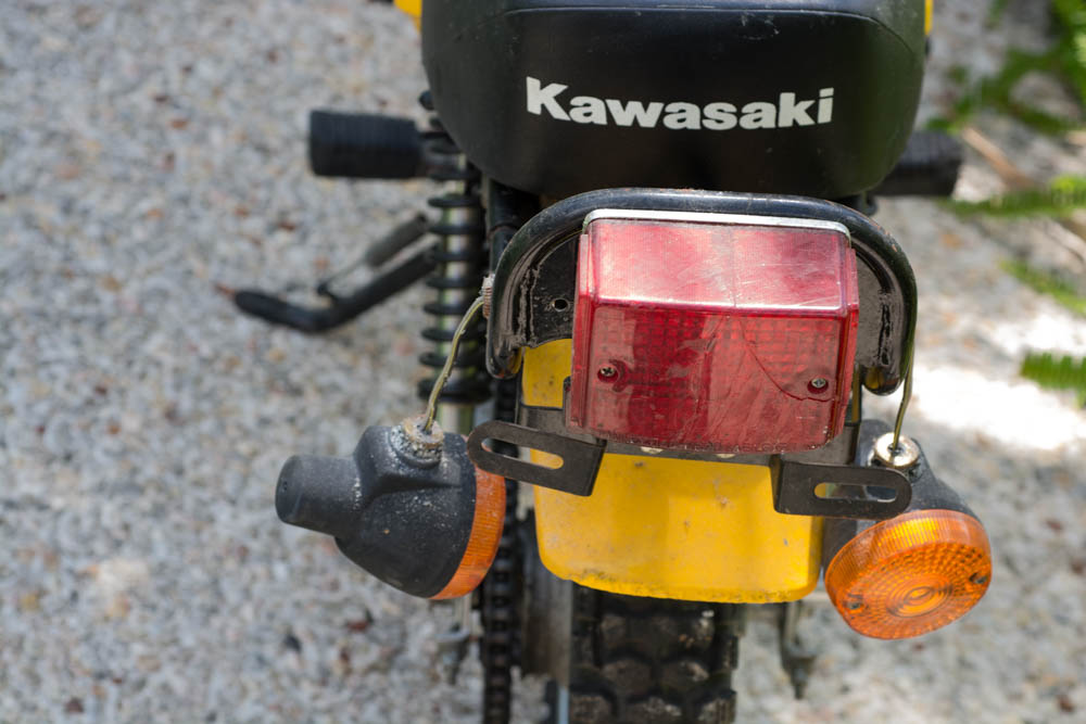 Kawasaki KM 100 Yellow Motorcycle