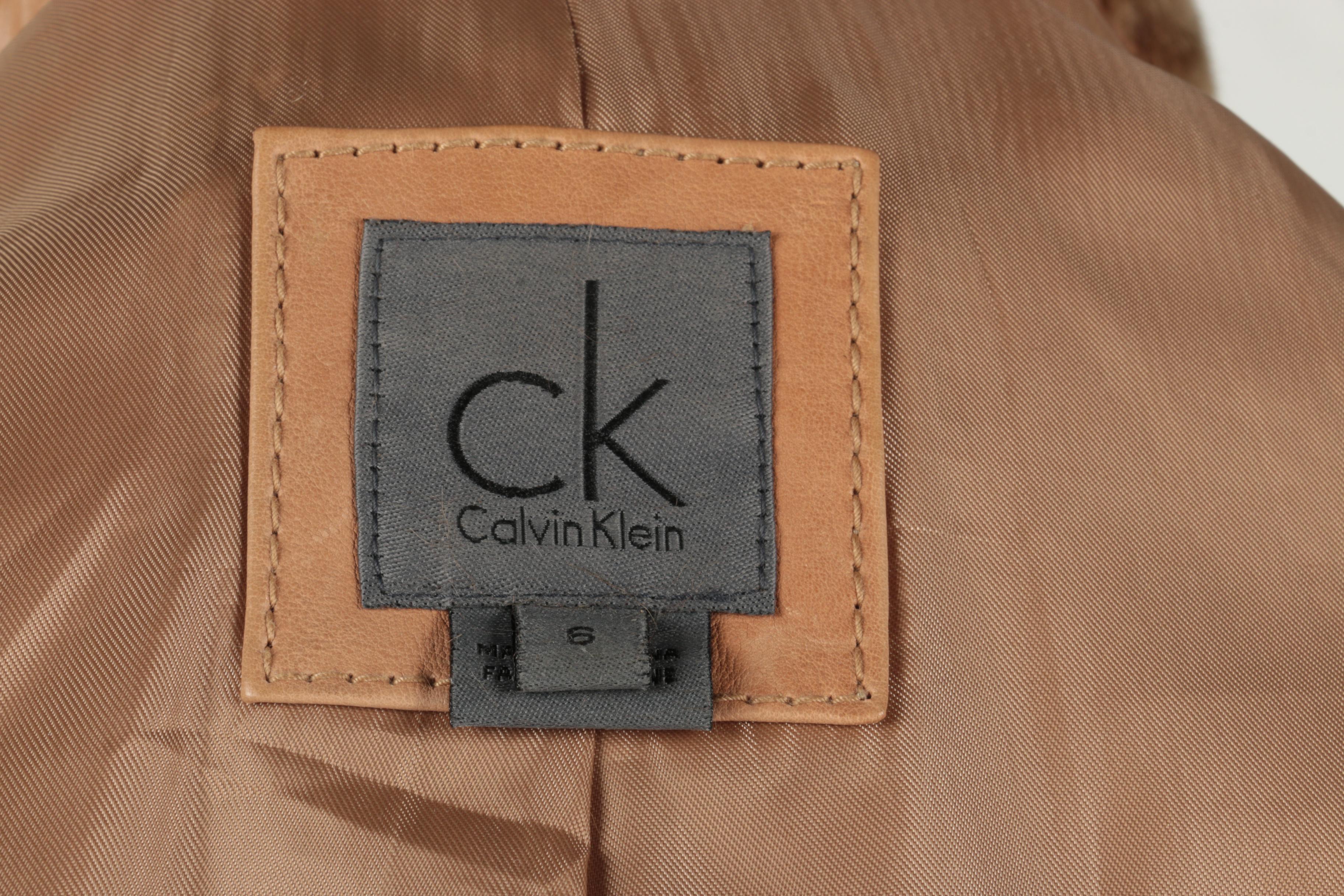 Women's Leather Jackets by Calvin Klein and Anne Klein