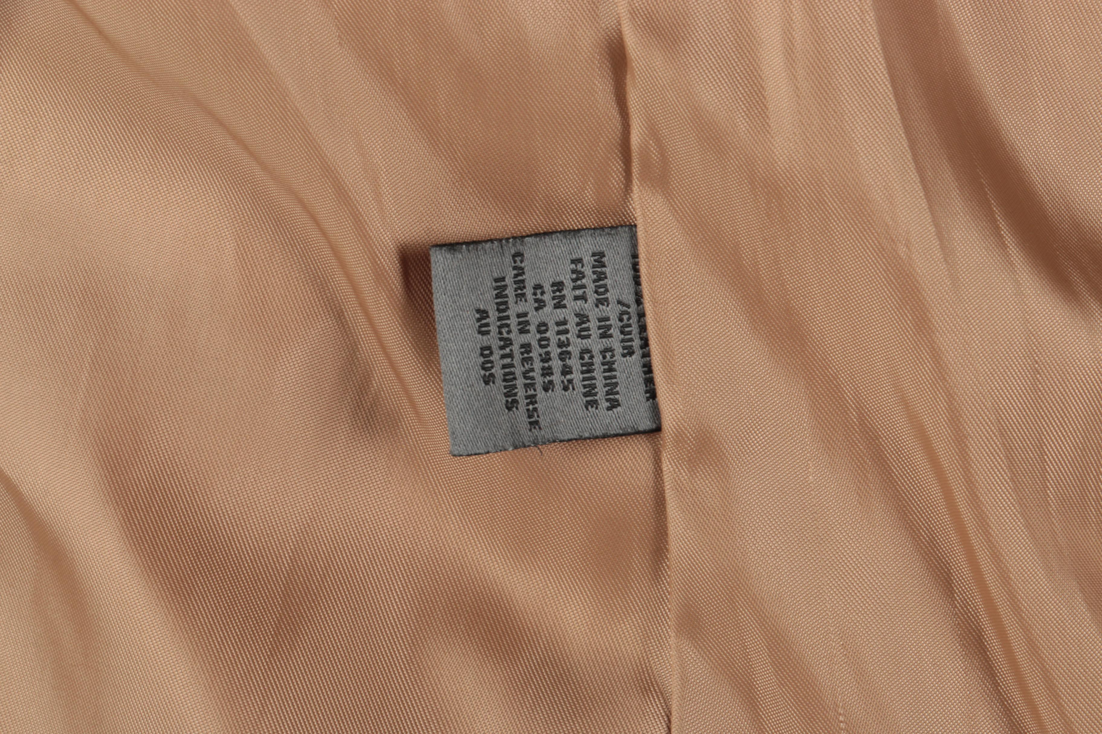 Women's Leather Jackets by Calvin Klein and Anne Klein