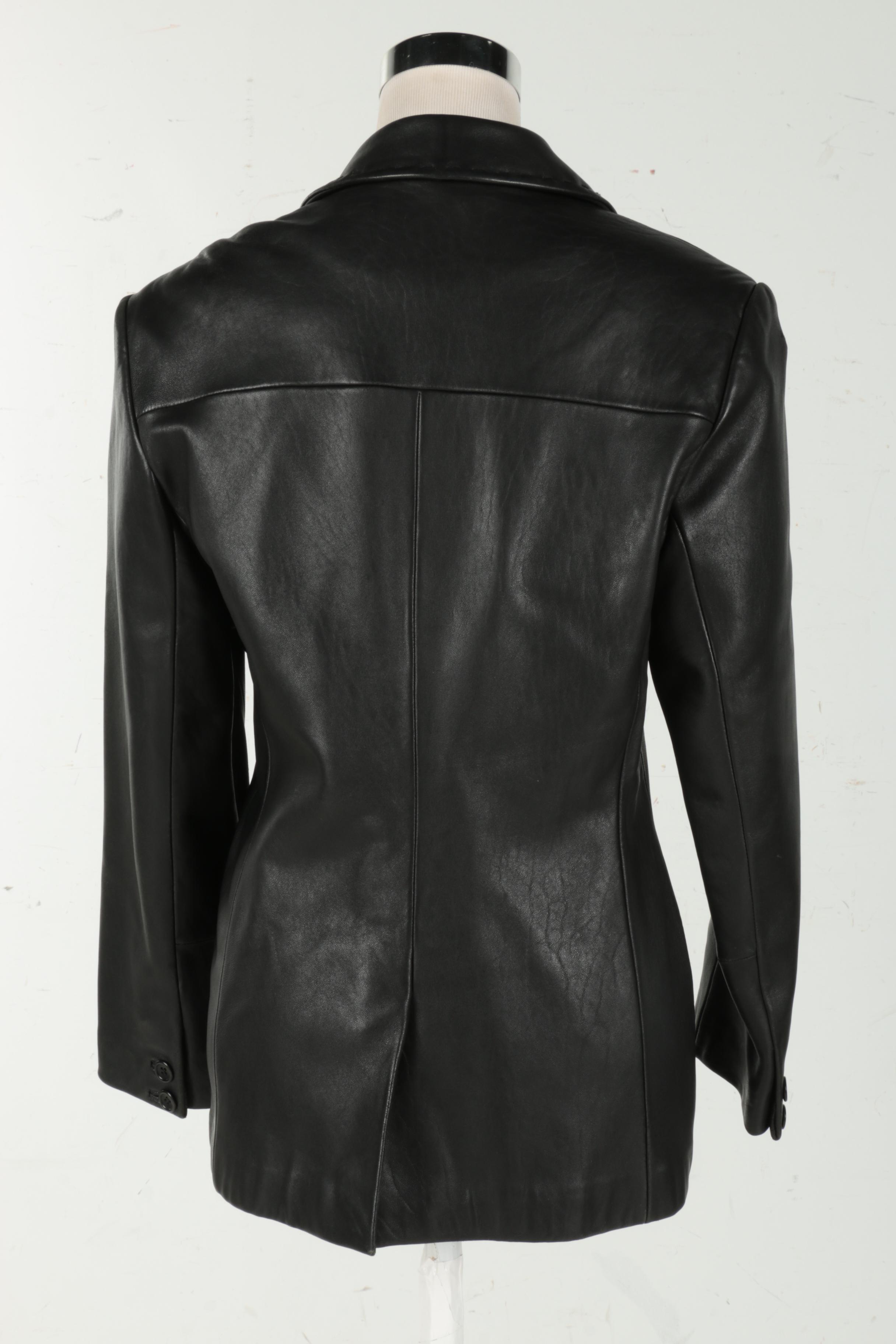Women's Leather Jackets by Calvin Klein and Anne Klein