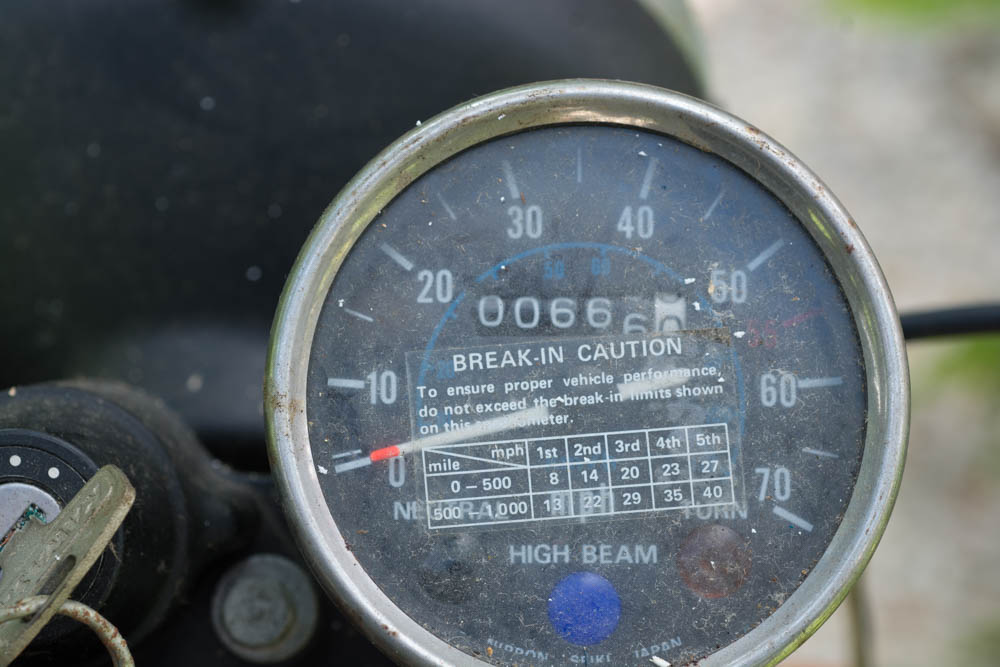 Kawasaki KM 100 Red Motorcycle