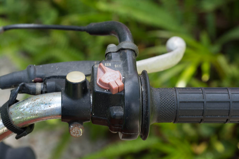 Kawasaki KM 100 Red Motorcycle