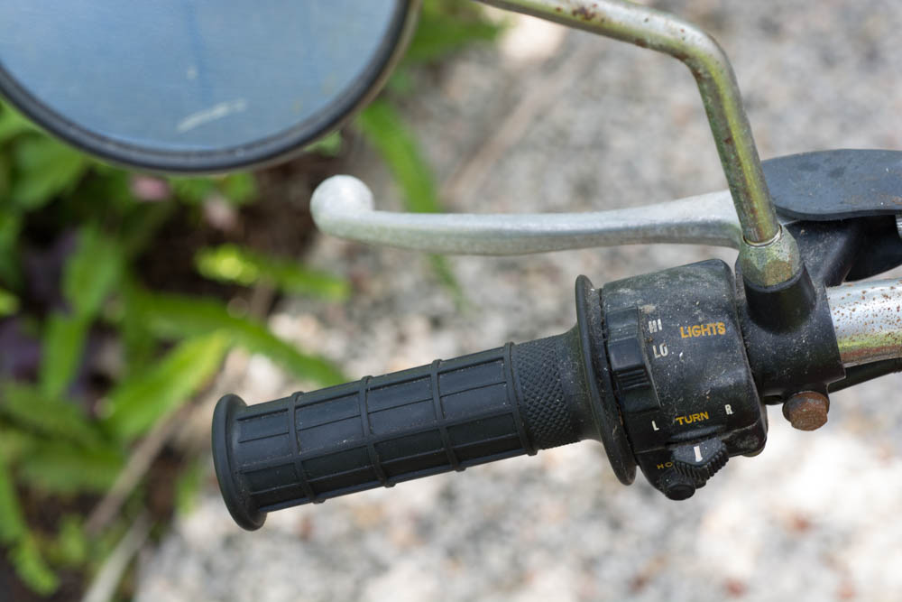 Kawasaki KM 100 Red Motorcycle