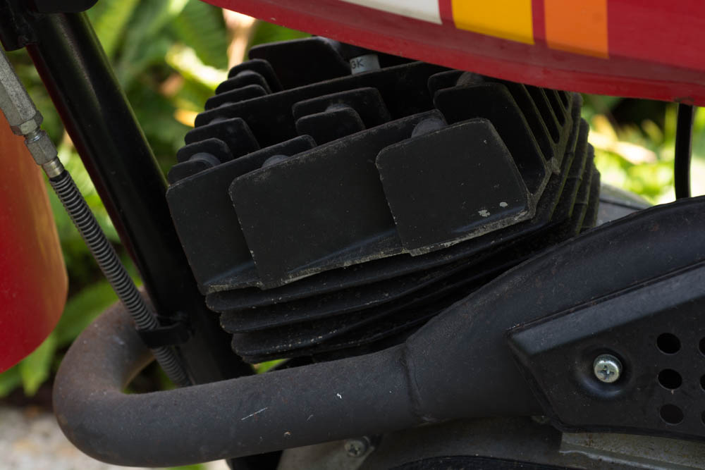 Kawasaki KM 100 Red Motorcycle