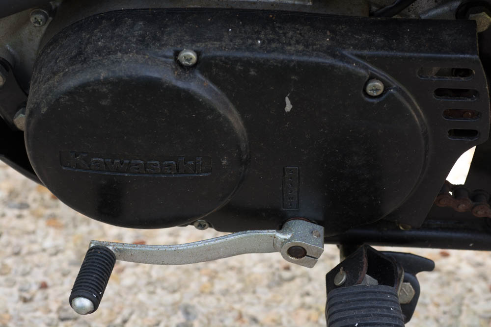 Kawasaki KM 100 Red Motorcycle