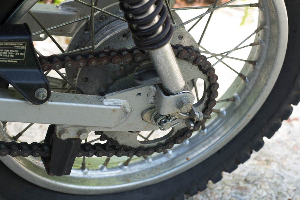 Kawasaki KM 100 Red Motorcycle