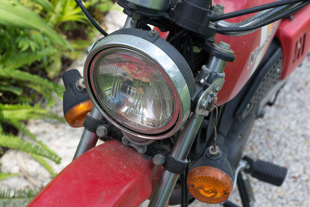 Kawasaki KM 100 Red Motorcycle