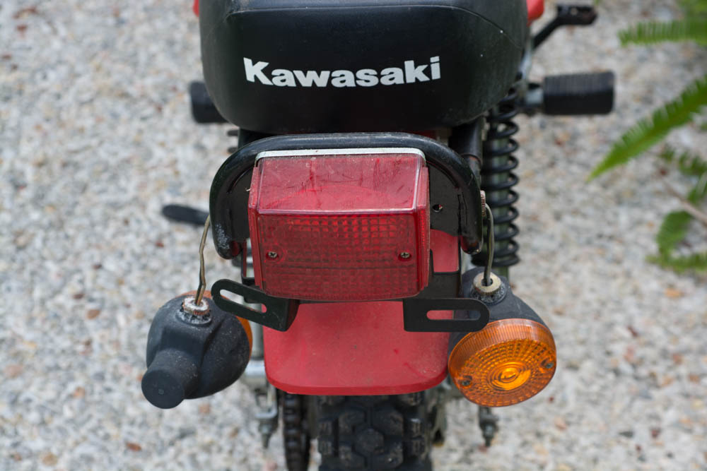 Kawasaki KM 100 Red Motorcycle