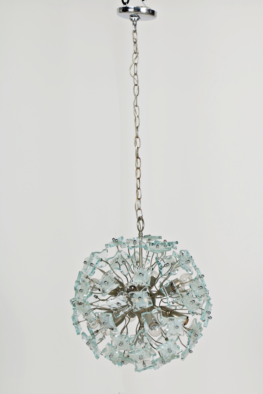 Mid Century Modern "Sputnik" Chandelier by Fontana Arte