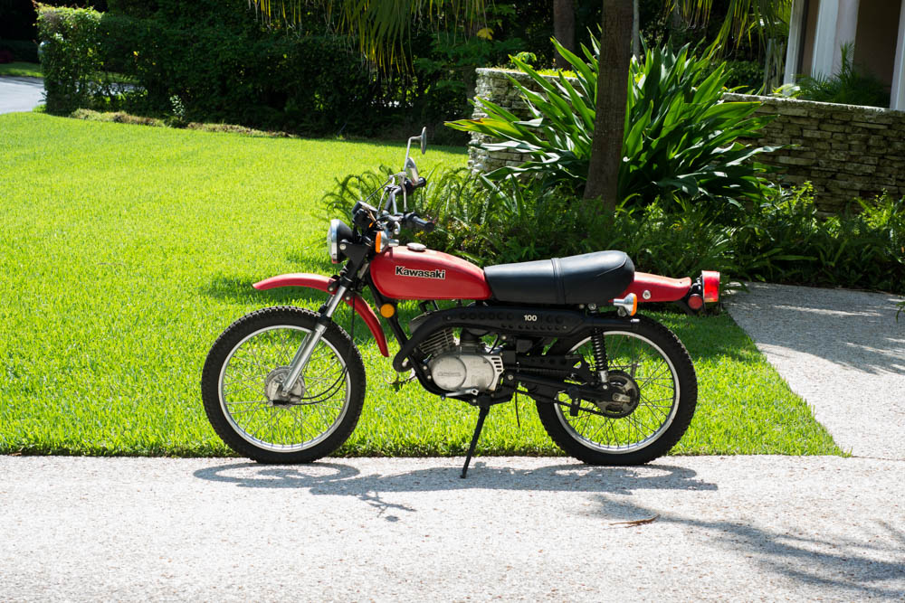 Kawasaki Red and Black KE 100 Everything But The House