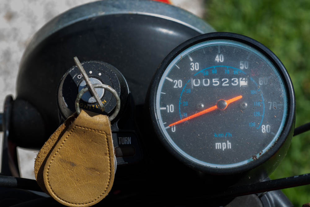 Kawasaki Red and Black KE 100